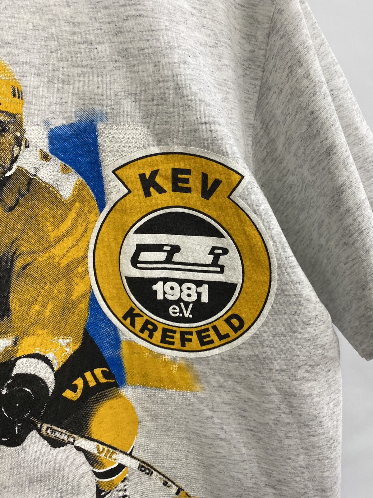 NHL 🇩🇪 Vintage 1994 Krefeld KEV NHL Athletic Jersey T-Shirt Y2K Size US M / EU 48-50 / 2 - 6 Thumbnail
