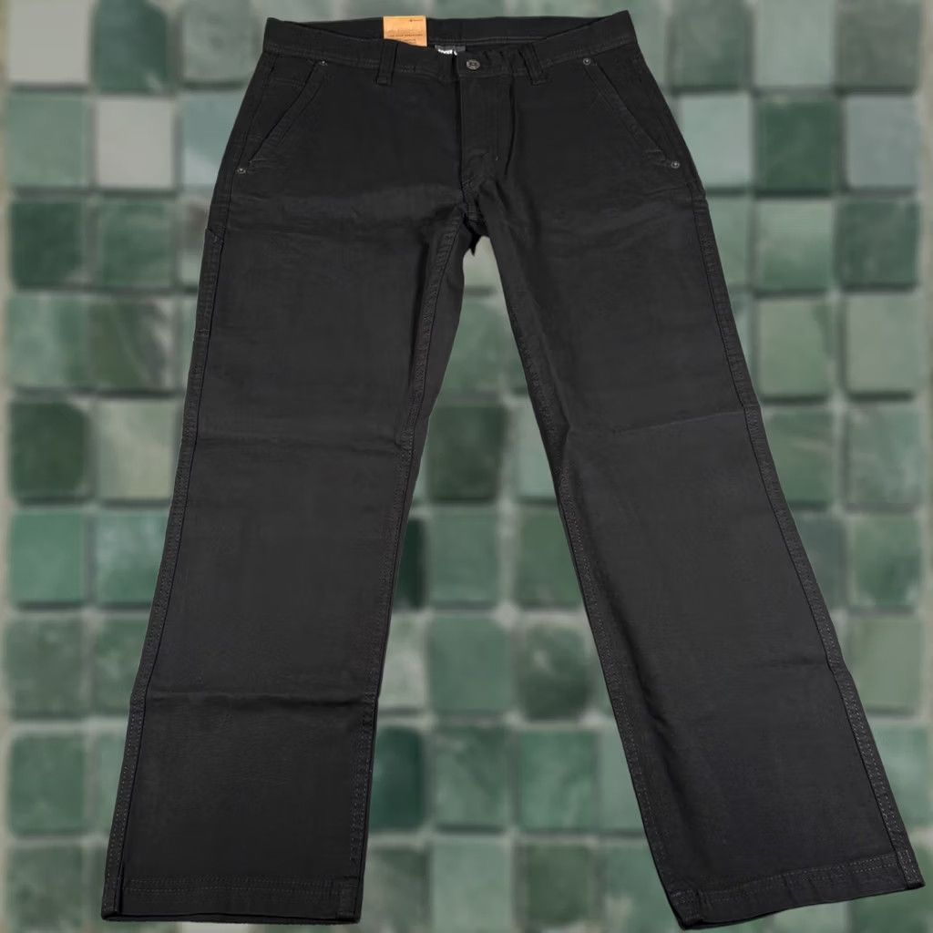 Eddie Bauer Eddie Bauer Canvas Utility Pants Black 32x29 Regular Mens Chino Stretch Workwear Canvas Pants Size US 32 / EU 48 - 1 Thumbnail