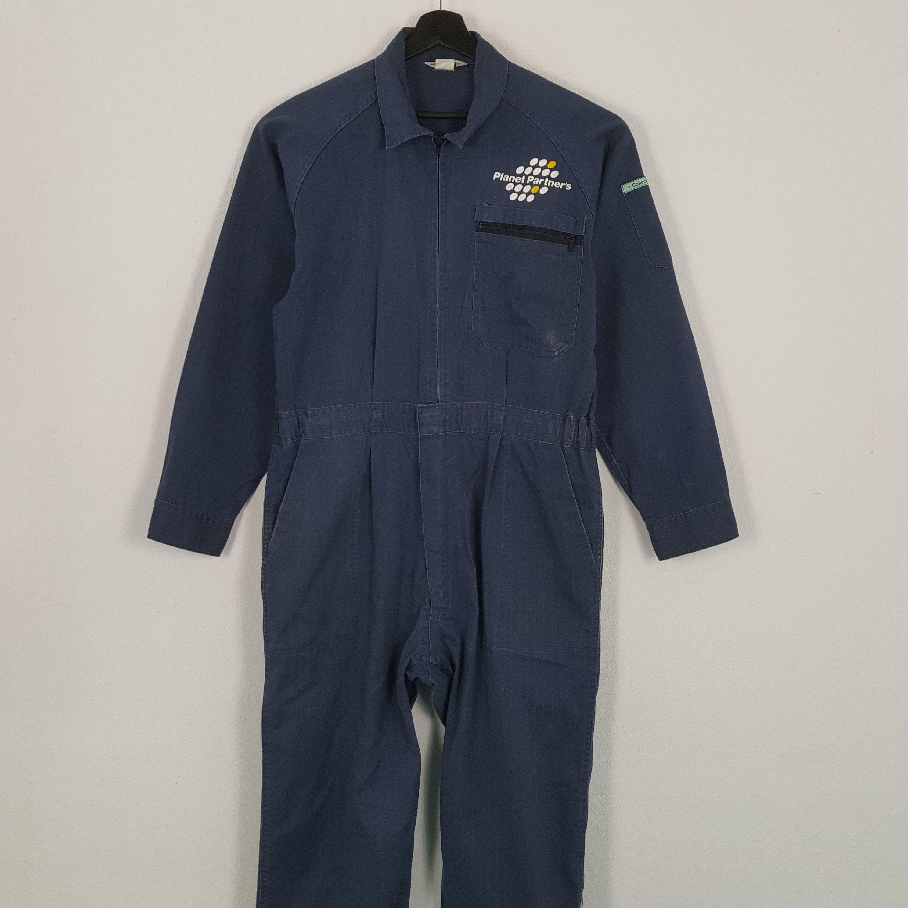 Japanese Brand × Vintage PLANET PARTNER Workwear Style Coverall Jacket Size US L / EU 52-54 / 3 - 5 Thumbnail