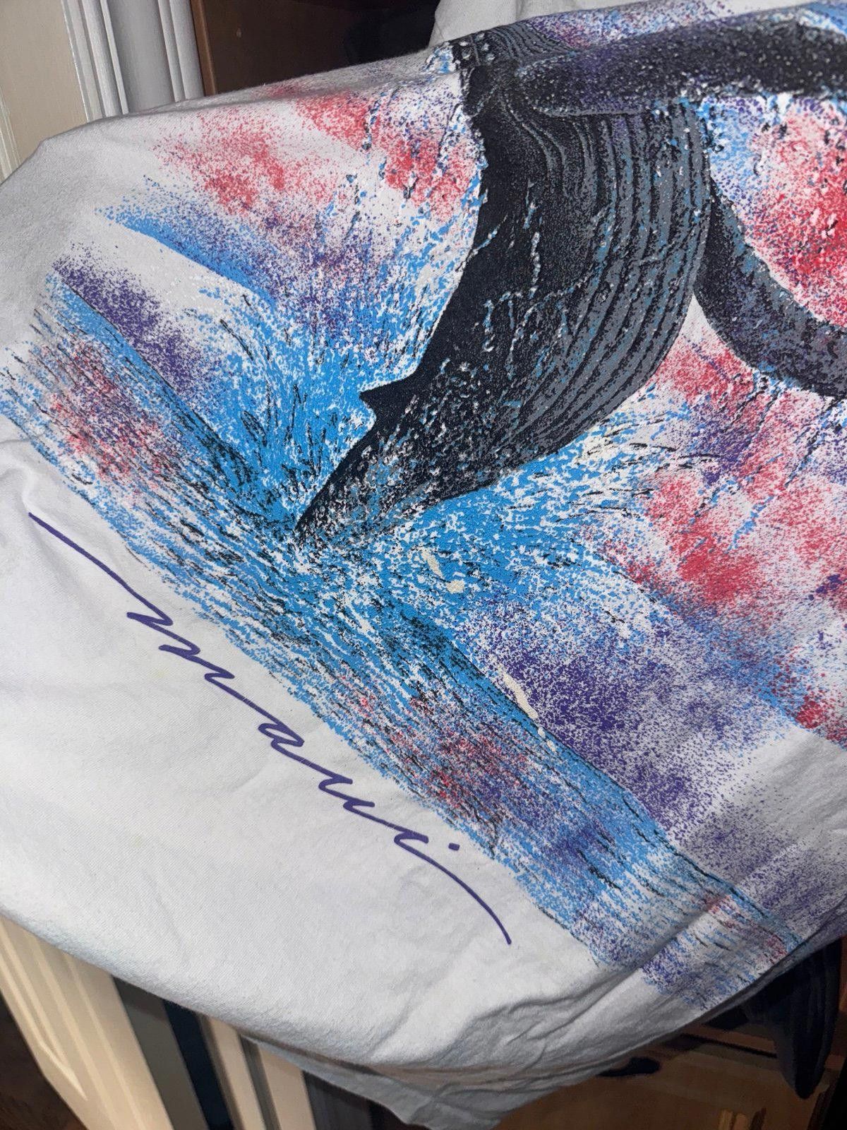 Designer Vintage Humpback Whale Animal Ocean Tee Shirt Sz XL Size US XL / EU 56 / 4 - 3 Thumbnail