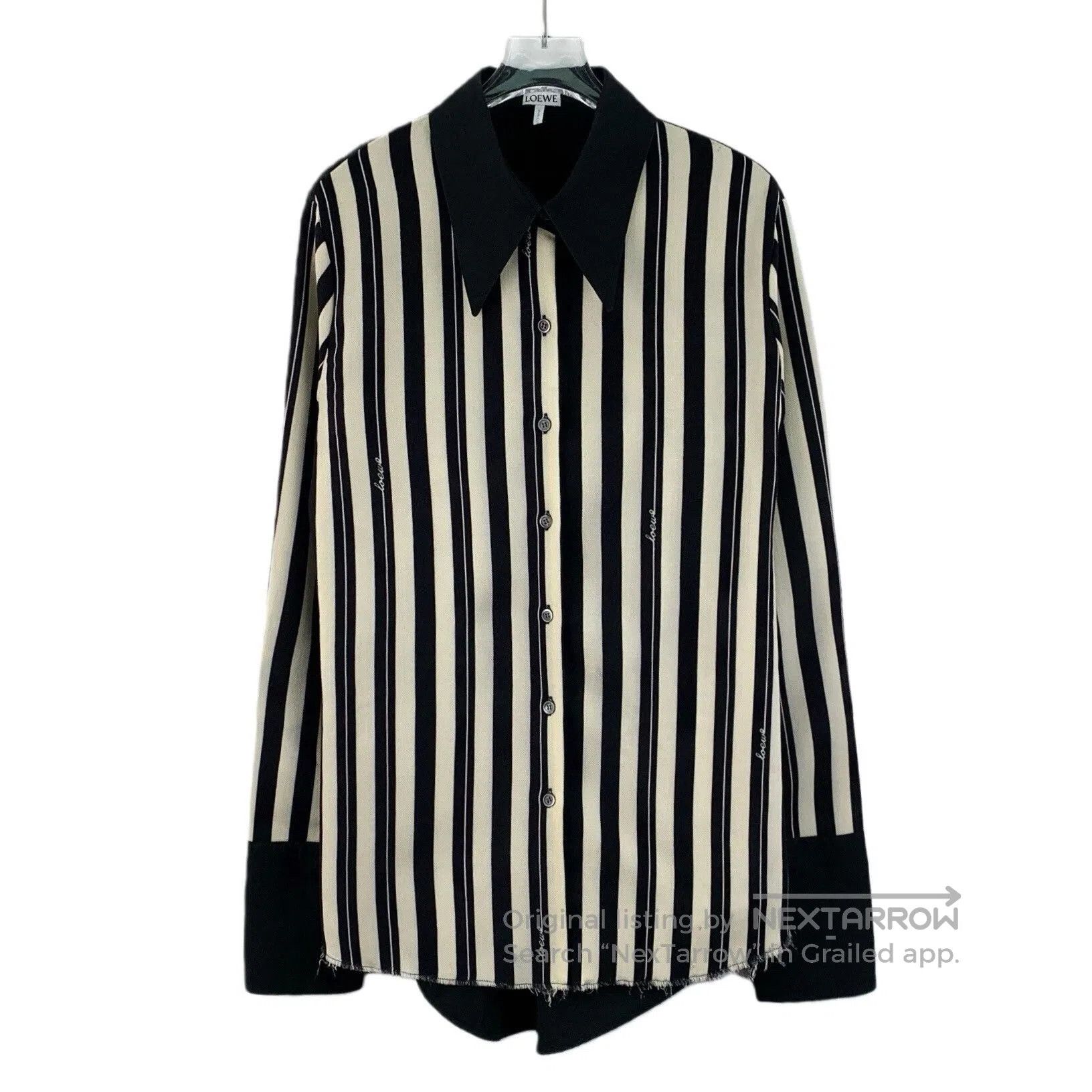 Loewe Loewe Colorblock Vertical Stripe Wool Shirt. Size US M / EU 48-50 / 2 - 1 Thumbnail