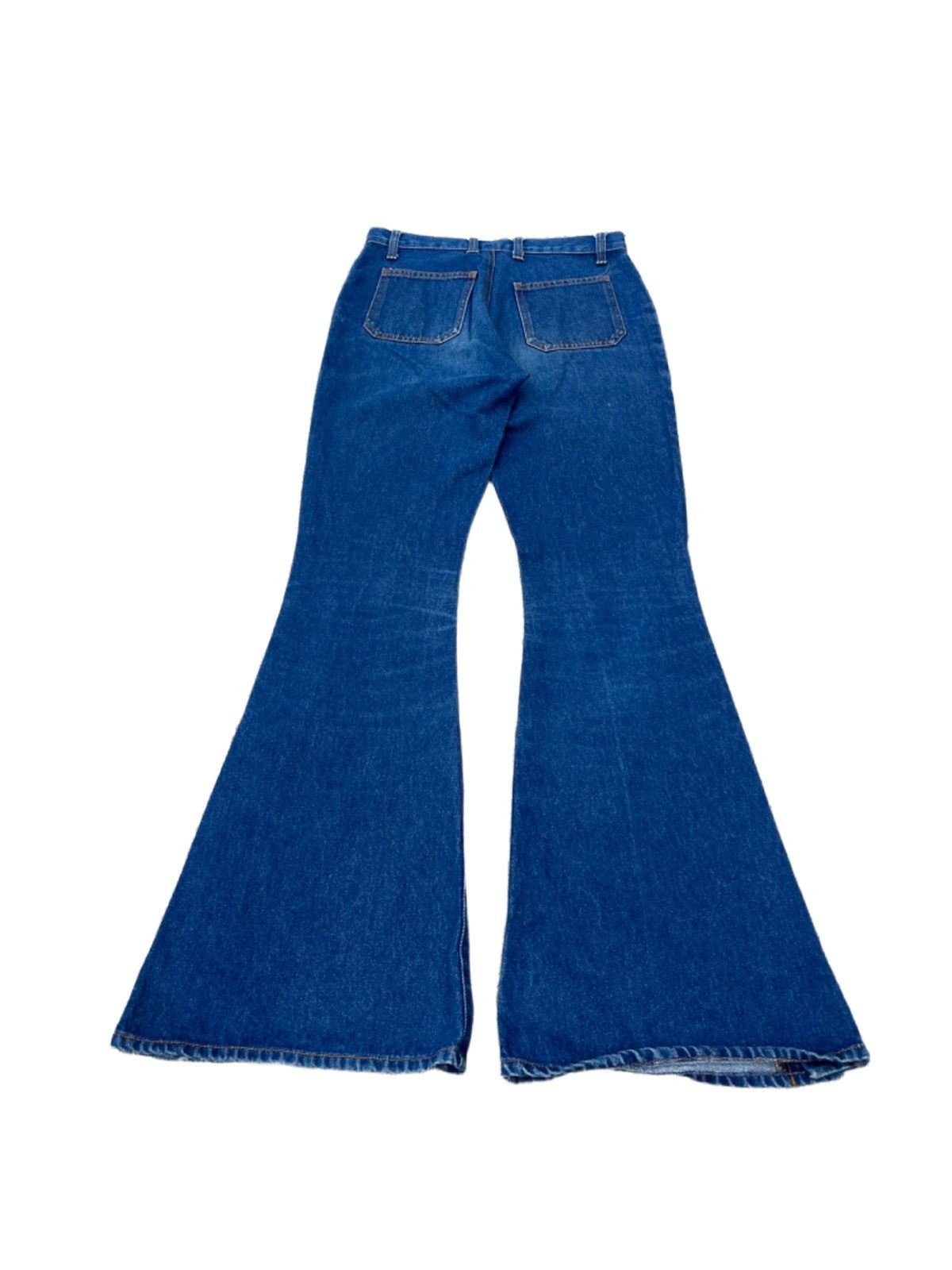 Le Grande Bleu (L.G.B.) Fiftyhs FTS Flare Jeans Boot Cut Denim Button Up Ankle Size 27" / US 4 / IT 40 - 2 Thumbnail