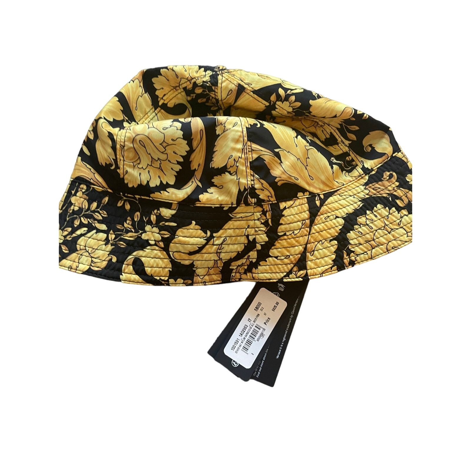 Versace Versace Barocco All Over Print Hat, NWT, size: 57 Size ONE SIZE - 4 Thumbnail
