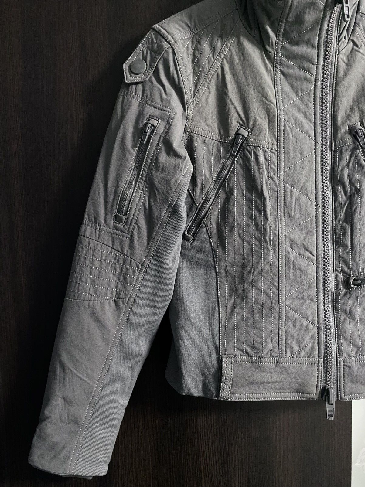 Adidas × Stella McCartney Women’s AW‘08 Asymmetric Multipocket Primaloft Biker Jacket Size XXS / US 00 / IT 34 - 9 Thumbnail