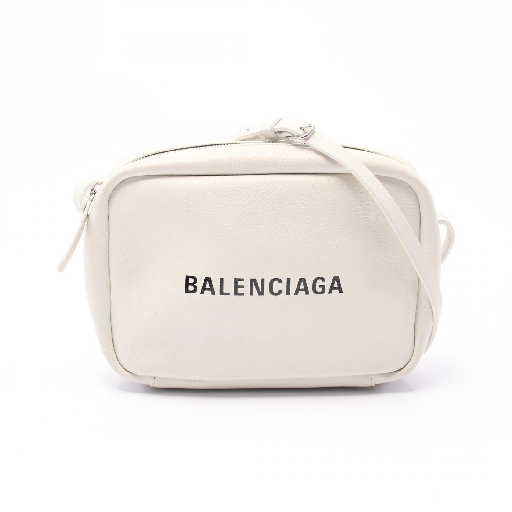 Balenciaga Balenciaga Everyday Camera Bag Calfskin Shoulder Bag Leather Shoulder Bag 489812 in White, Women's
