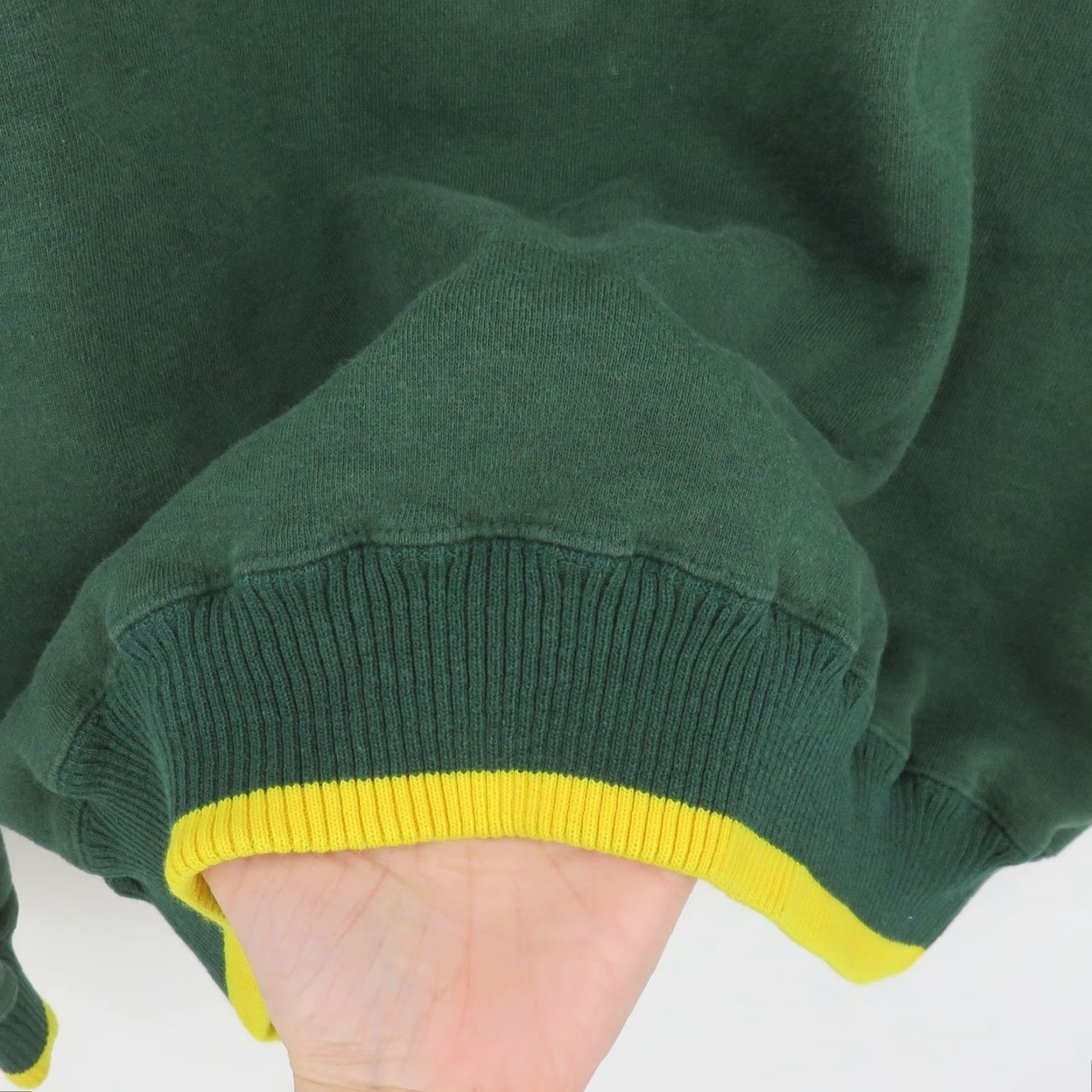 NFL VINTAGE NFL Pro Line Women Large Green Bay Packers Embroidered Pullover Sweatshirt Size L / US 10 / IT 46 - 4 Thumbnail