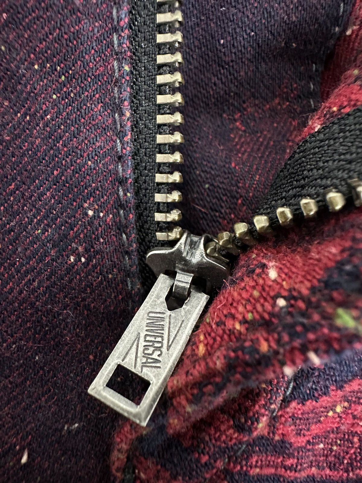 Issey Miyake Men - Archival 2005- Decorative Floral Dual Zip