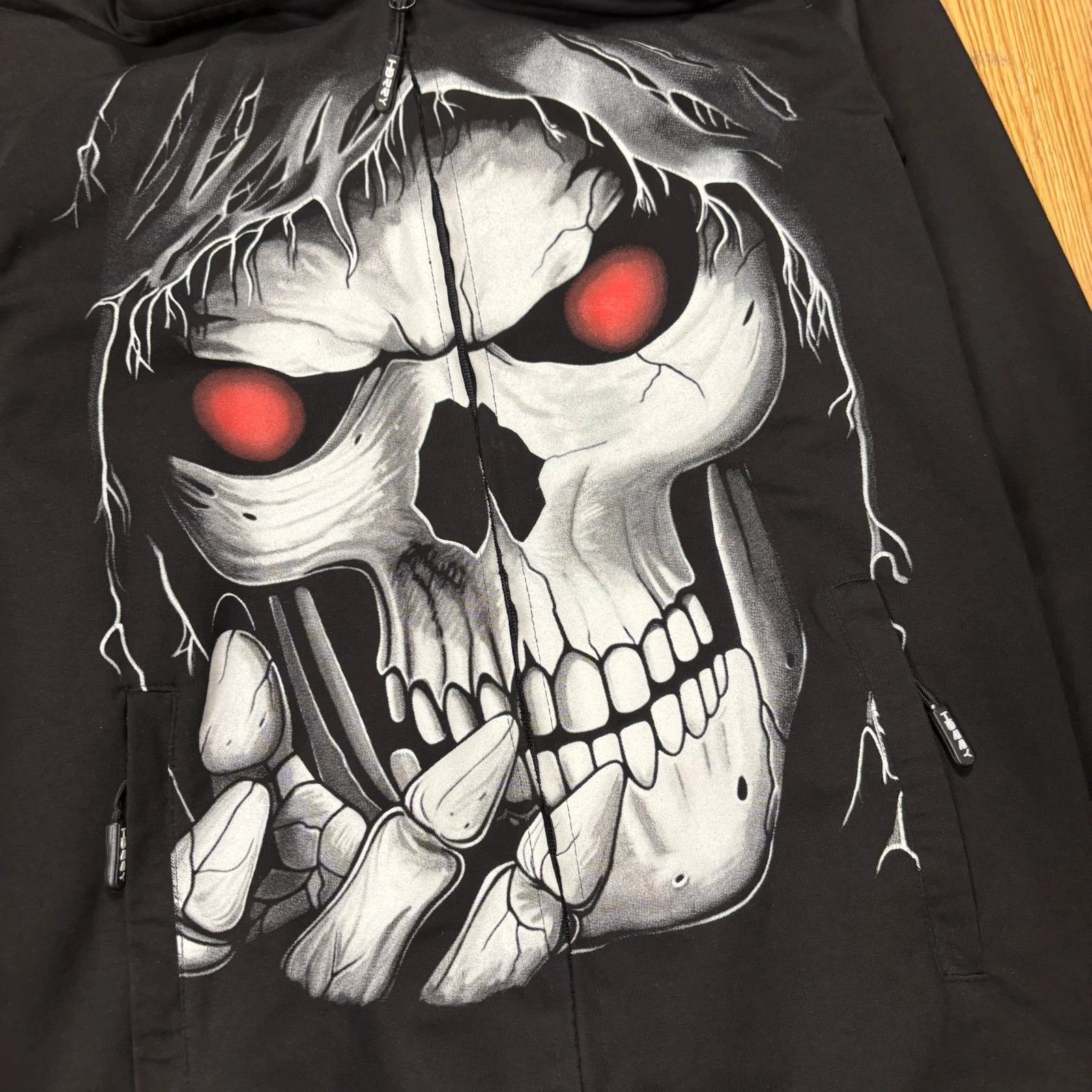 Japanese Brand Horry Skull Hoodie y2k S Size US S / EU 44-46 / 1 - 4 Thumbnail