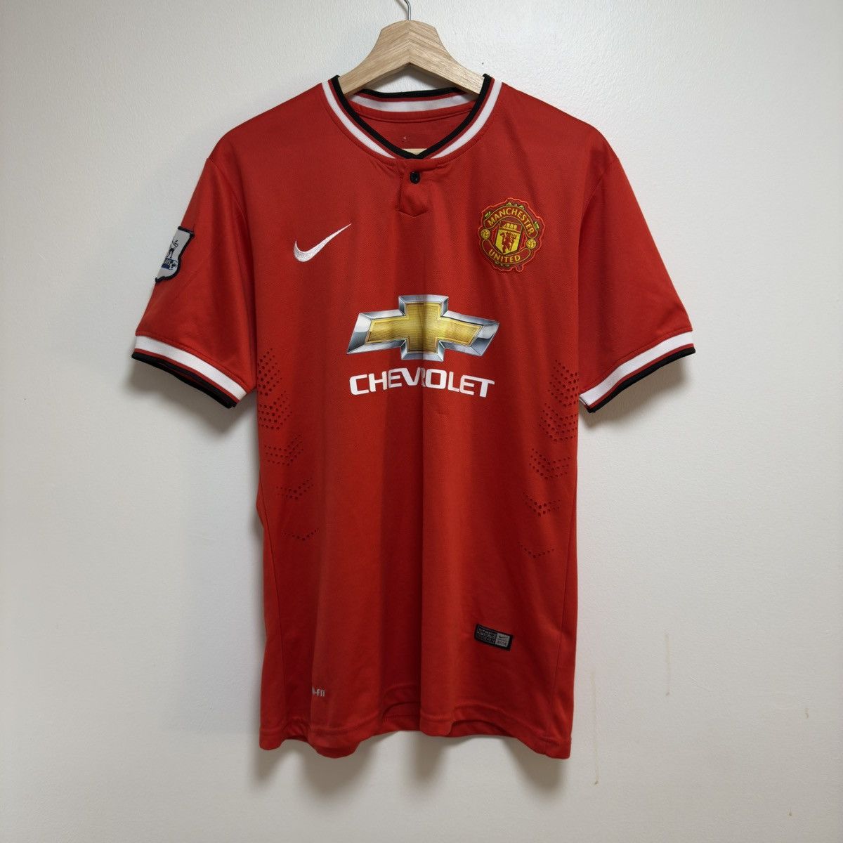 Nike × Vintage Nike 2014 Manchester United Soccer Jersey #14 Medium Size US M / EU 48-50 / 2 - 2 Thumbnail