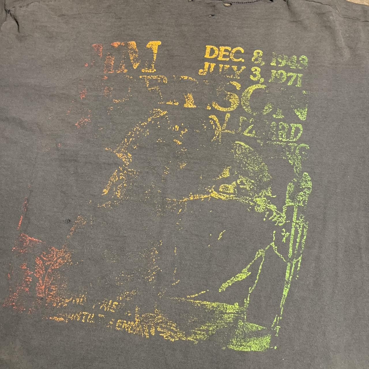 Fruit Of The Loom Vintage 80s The Doors Morrsion Hotel Memorial Thrashed Tee Size US XL / EU 56 / 4 - 4 Thumbnail