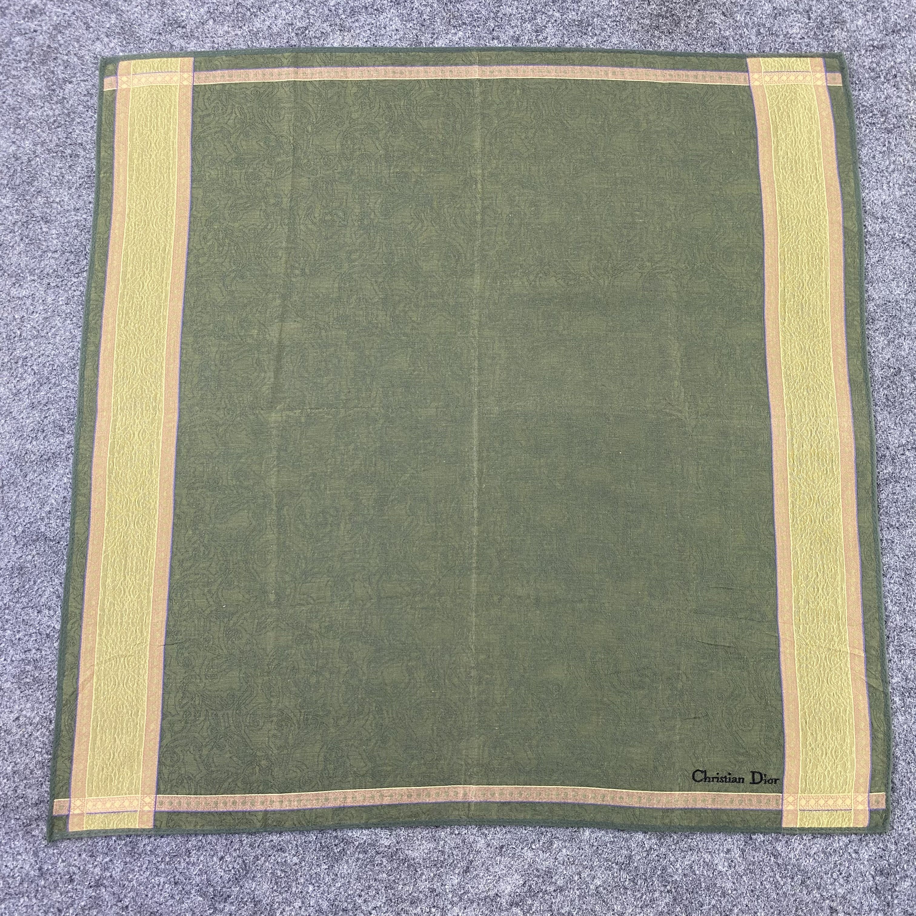 Designer Christian Dior Handkerchief / Bandana / Neckerchief-B828 Size ONE SIZE - 3 Thumbnail