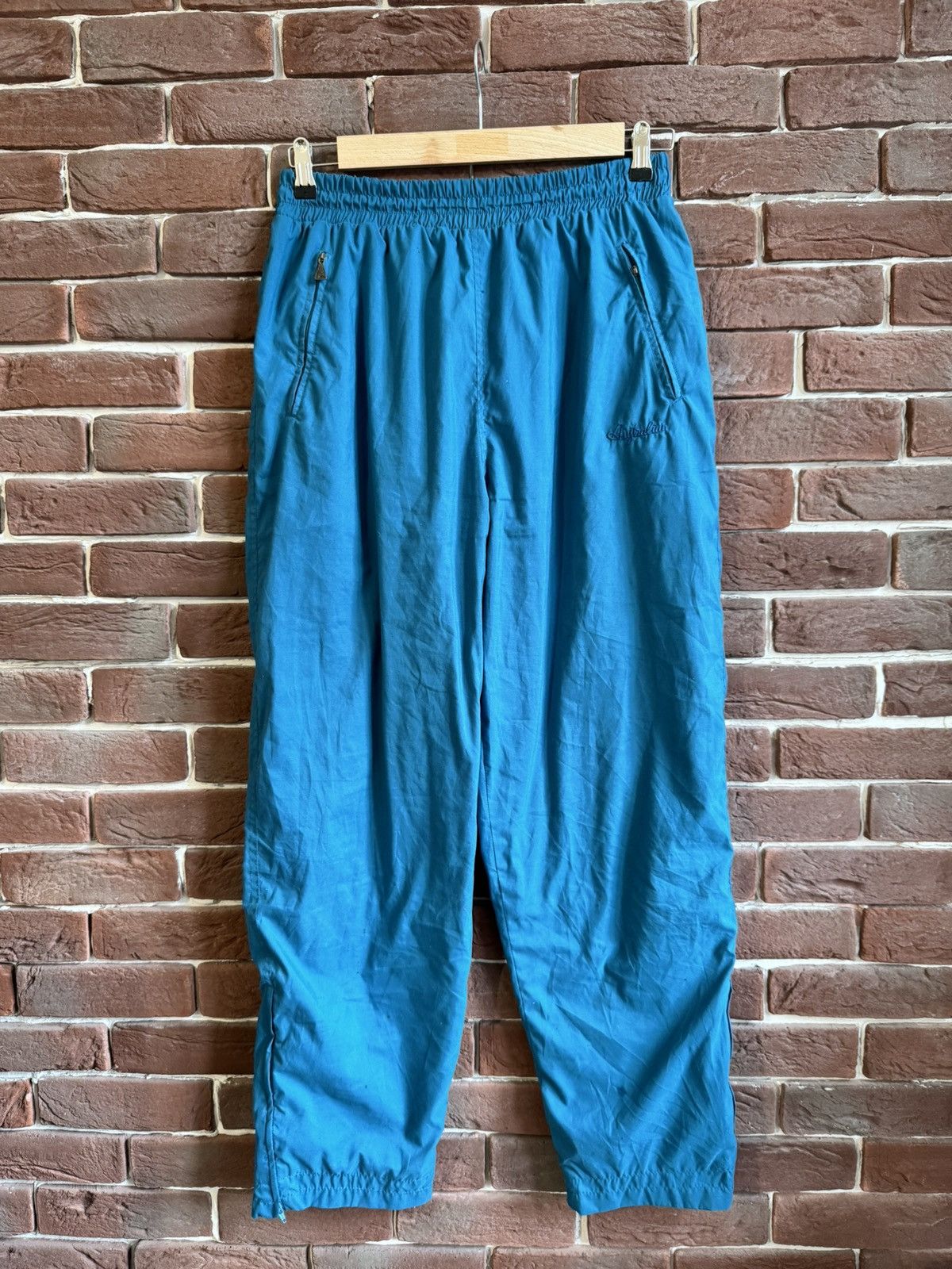 Thunderdome Vintage Australian 90s Track Pants 52 Turquoise Gabber Wear Size US 32 / EU 48 - 1 Thumbnail
