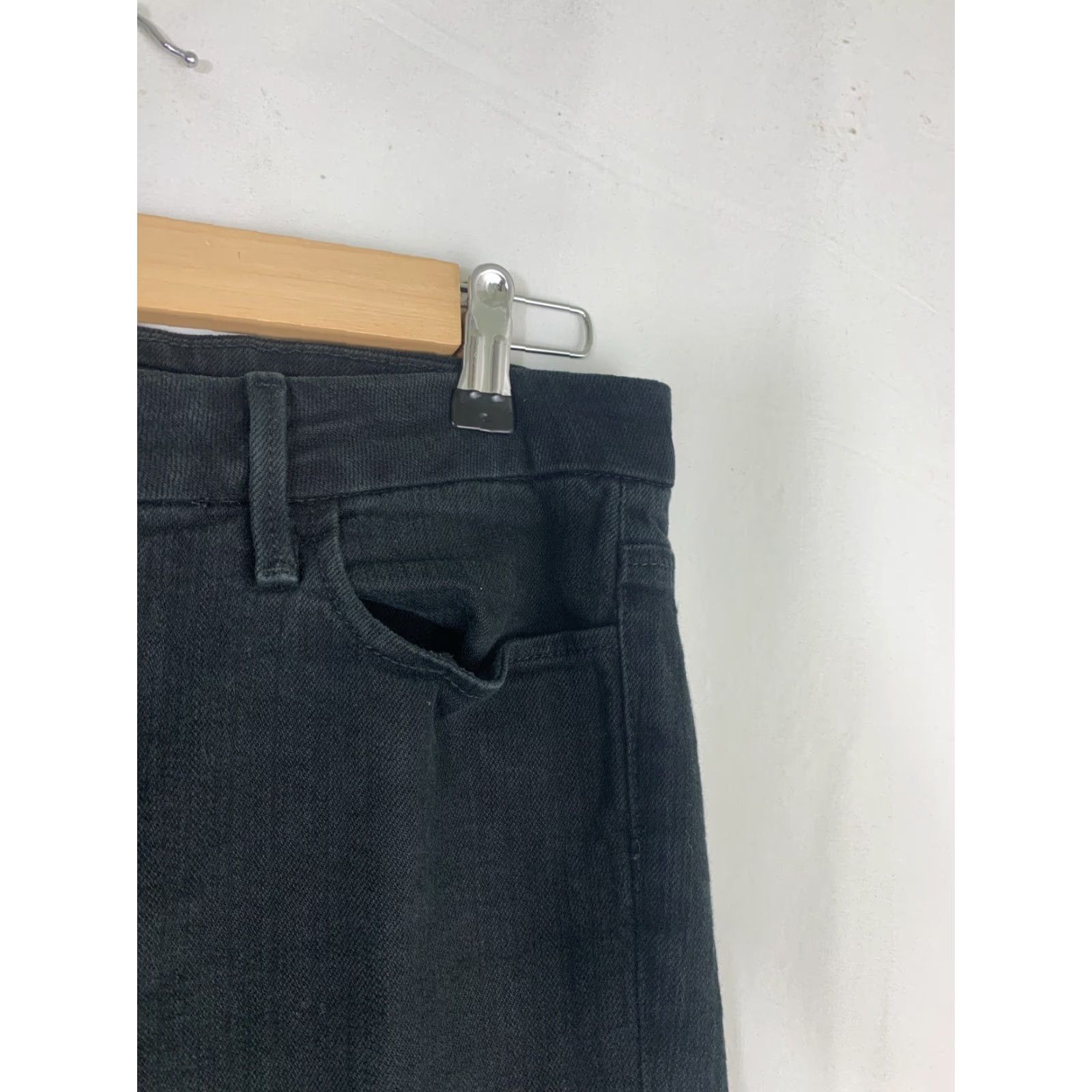 Vintage Joe's Women's Chelsea Fit Black Embroidered Straight Leg Jeans Size W31 Size 24" / US 00 / IT 34 - 6 Thumbnail