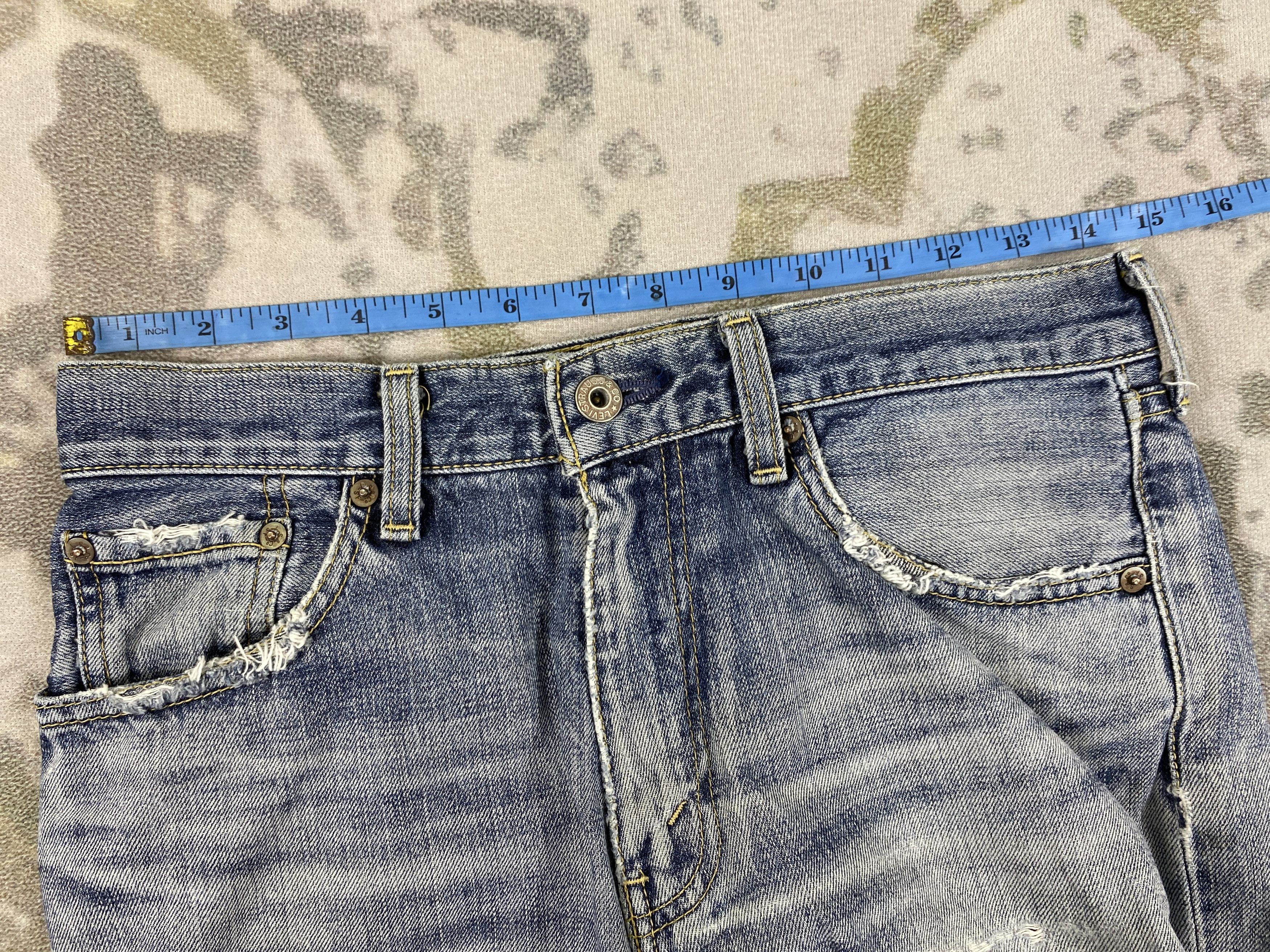 Kapital Distressed Vintage Levi's 502 Kapital Style Size US 29 - 5 Thumbnail