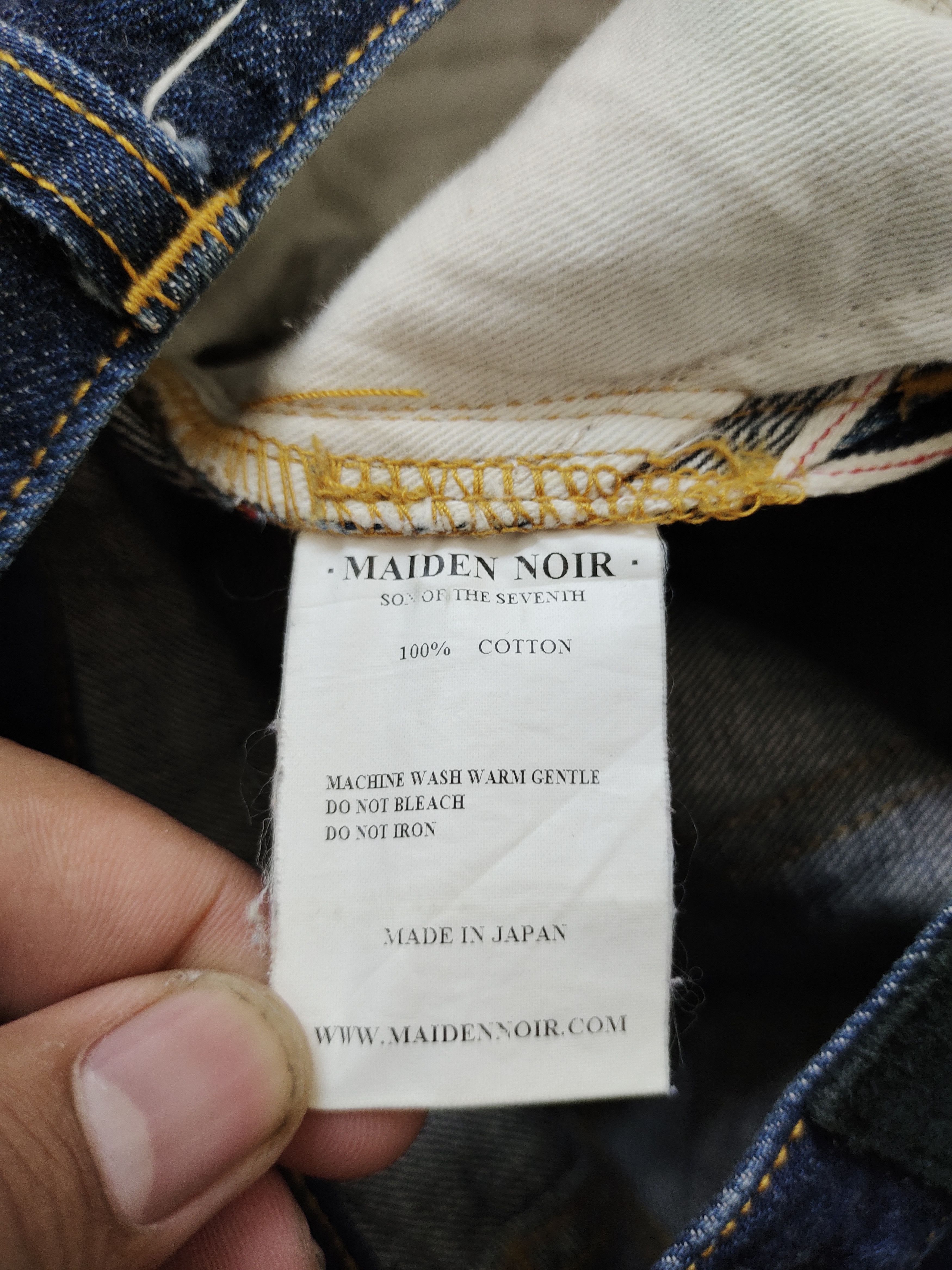 Helmut Lang Maiden Noir Japan Slim Fit Selvedge Jeans Helmut Lang Style Size US 30 / EU 46 - 20 Thumbnail