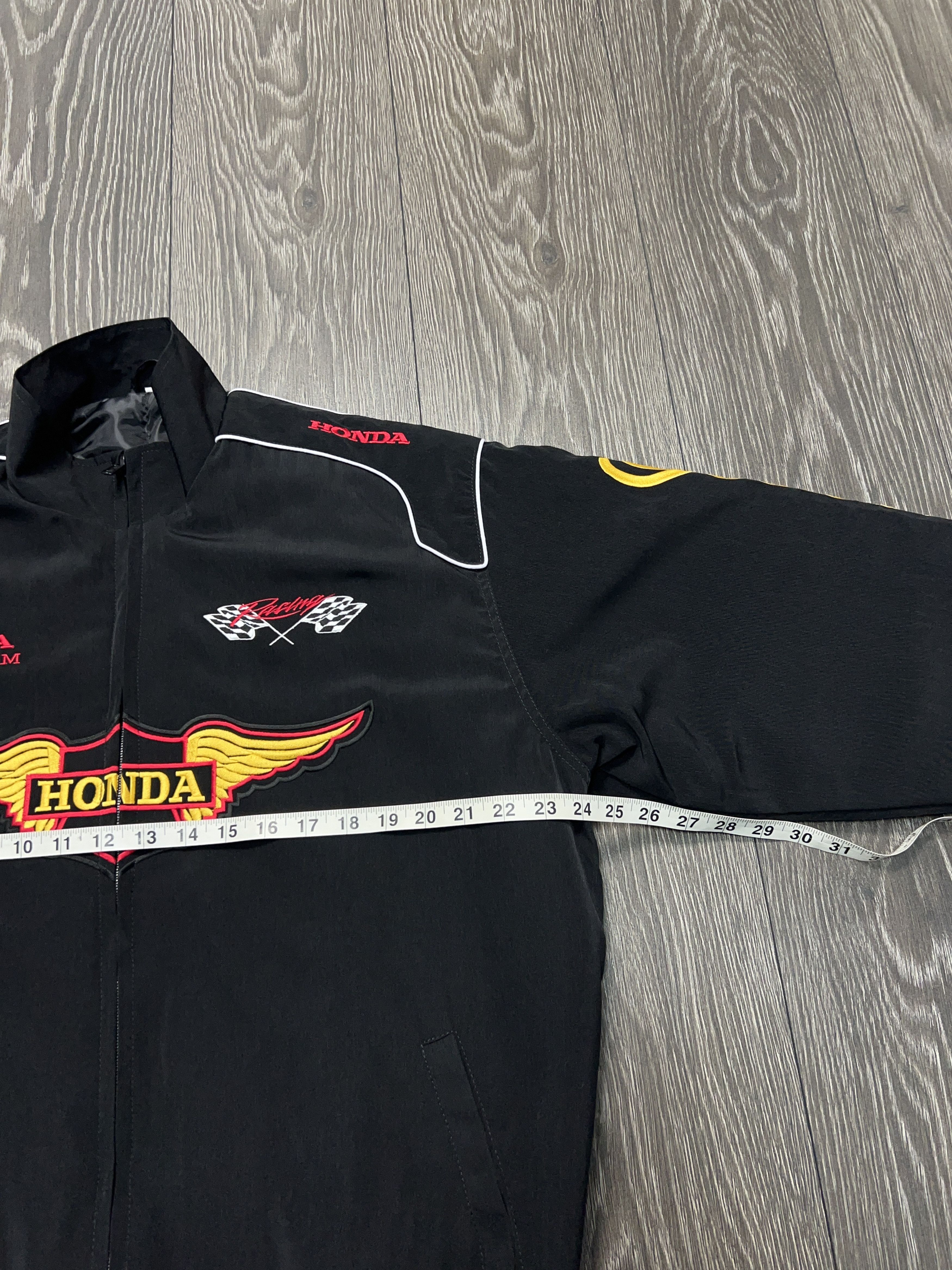 Honda Mens Sport Team Racing Gold Wing Embroidery Jacket ZIp Size US L / EU 52-54 / 3 - 9 Thumbnail