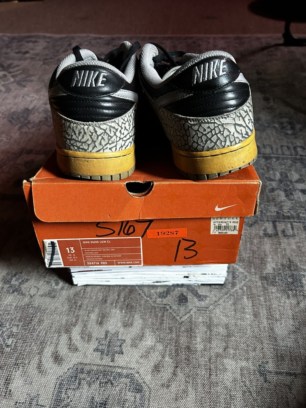 Nike Nike Dunk low CL VINTAGE Size US 13 / EU 46 - 8 Thumbnail
