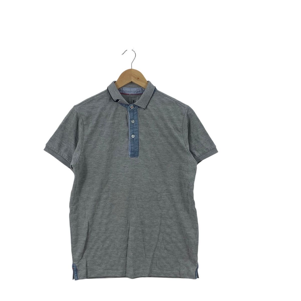 Takeo Kikuchi Vintage TAKEO KIKUCHI JAPAN Minimalist Design Polo Tee Shirt Size S / US 4 / IT 40 - 3 Thumbnail
