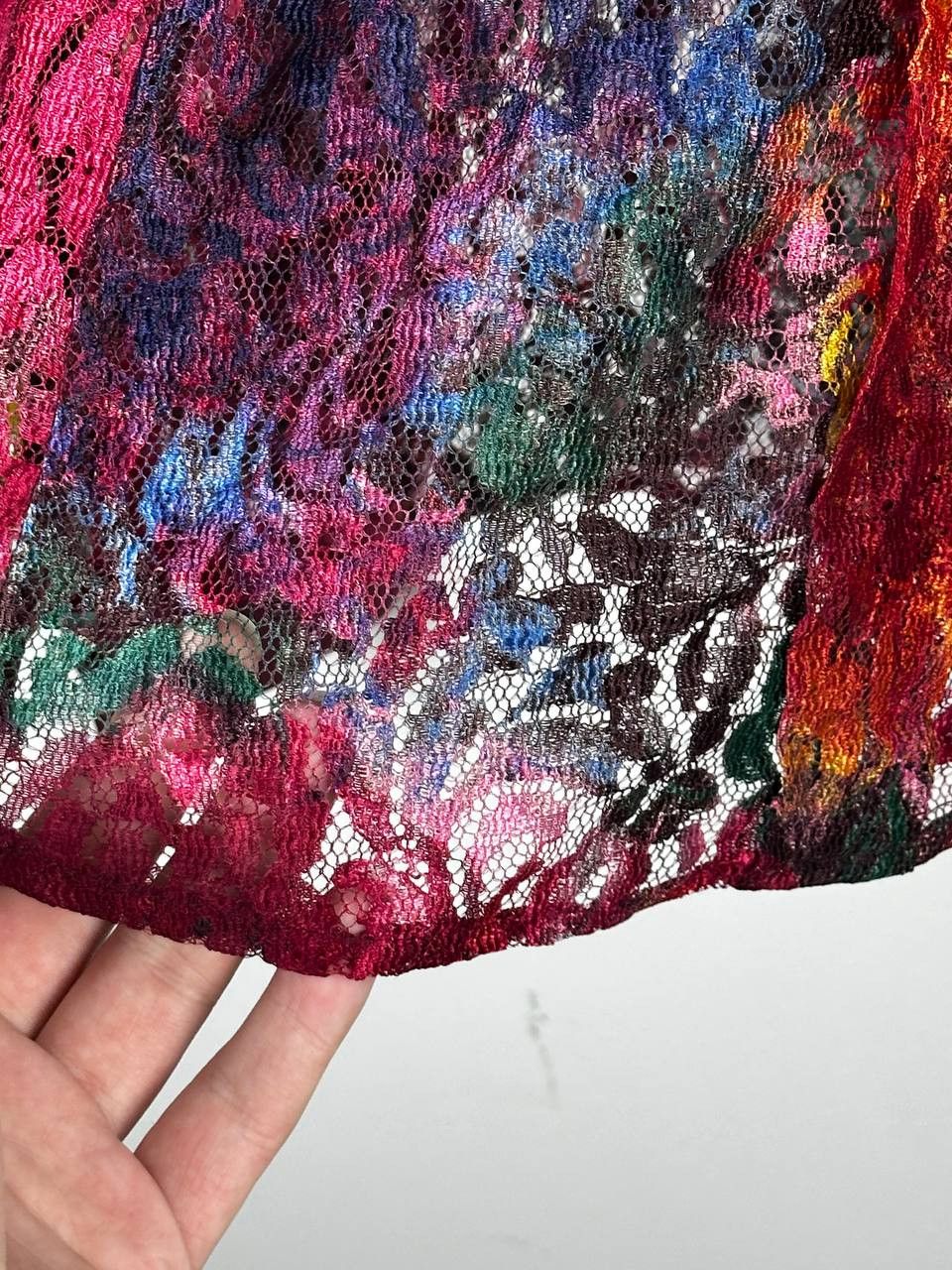 Dolce & Gabbana Rare Dolce Gabbana Luxury Viscouse Mesh Floral Shirt Size L / US 10 / IT 46 - 12 Thumbnail