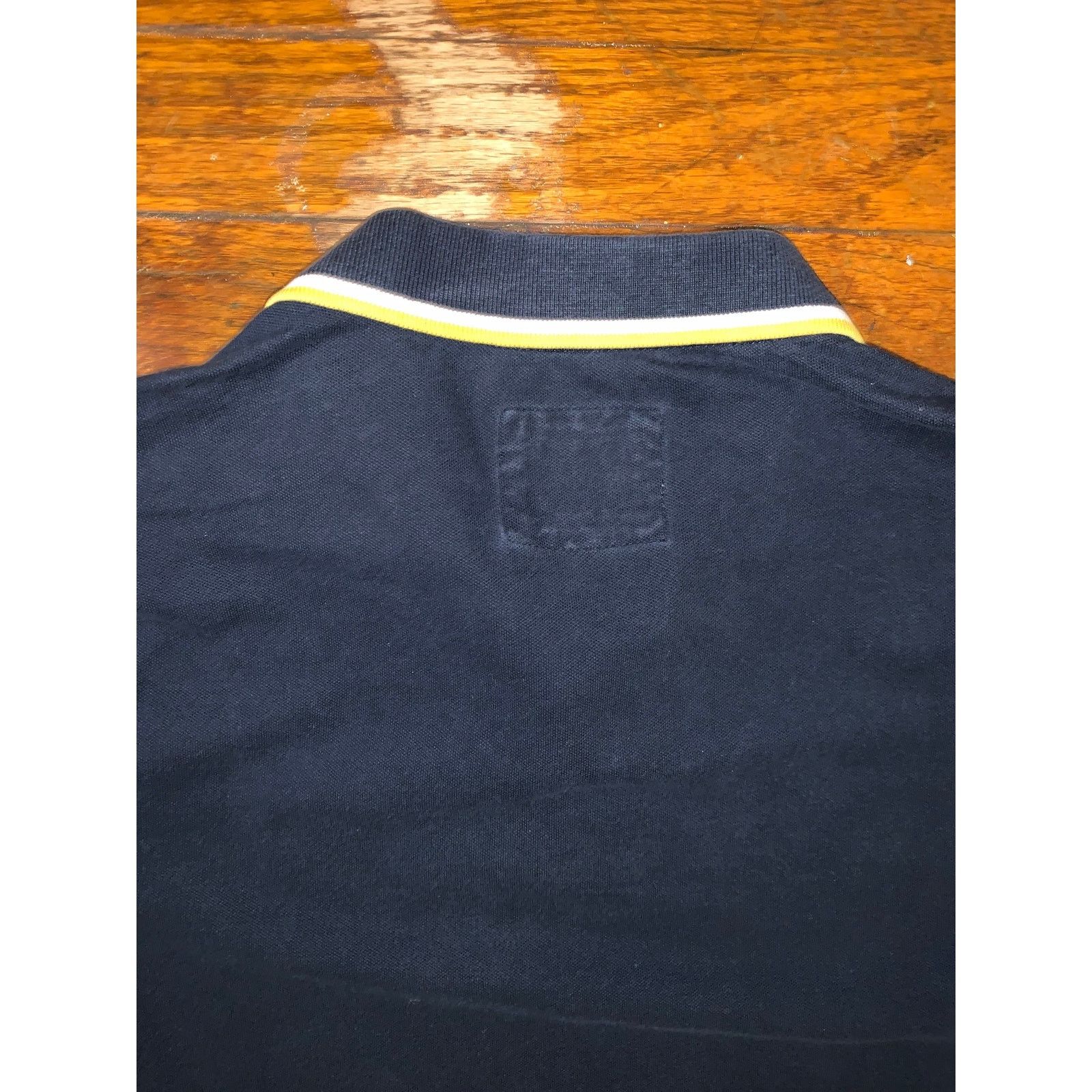 Abercrombie & Fitch Abercrombie & Fitch Navy Blue Polo Shirt Muscle Fit Size L Size US L / EU 52-54 / 3 - 8 Thumbnail