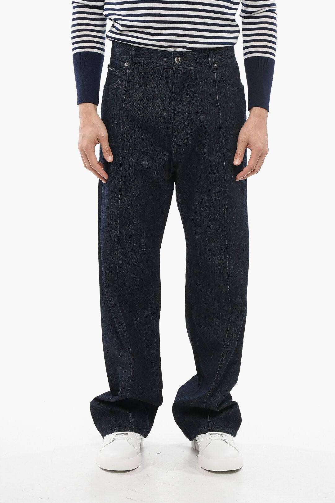 Dolce & Gabbana og1mm0825 Dark Washed Denim in Blue Size US 36 / EU 52 - 1 Thumbnail