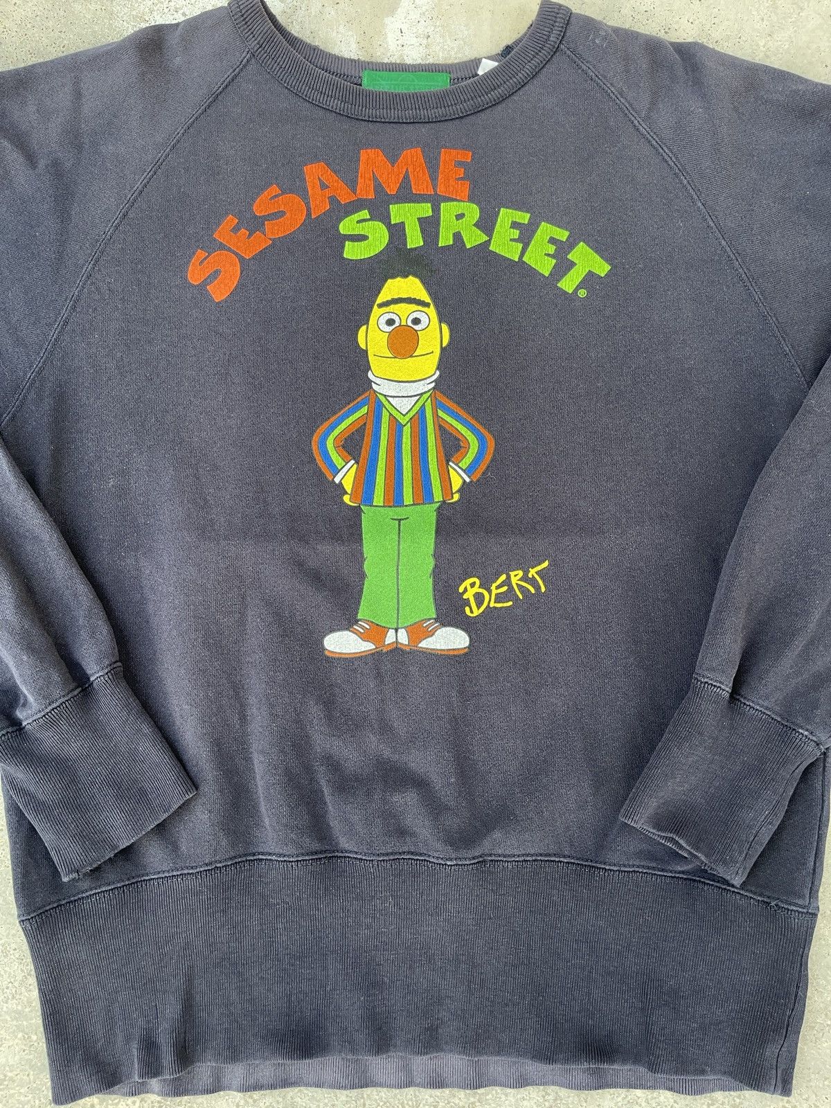 Cartoon Network × Vintage Vintage Sesame Street Bert Sweatshirt Size US M / EU 48-50 / 2 - 2 Thumbnail