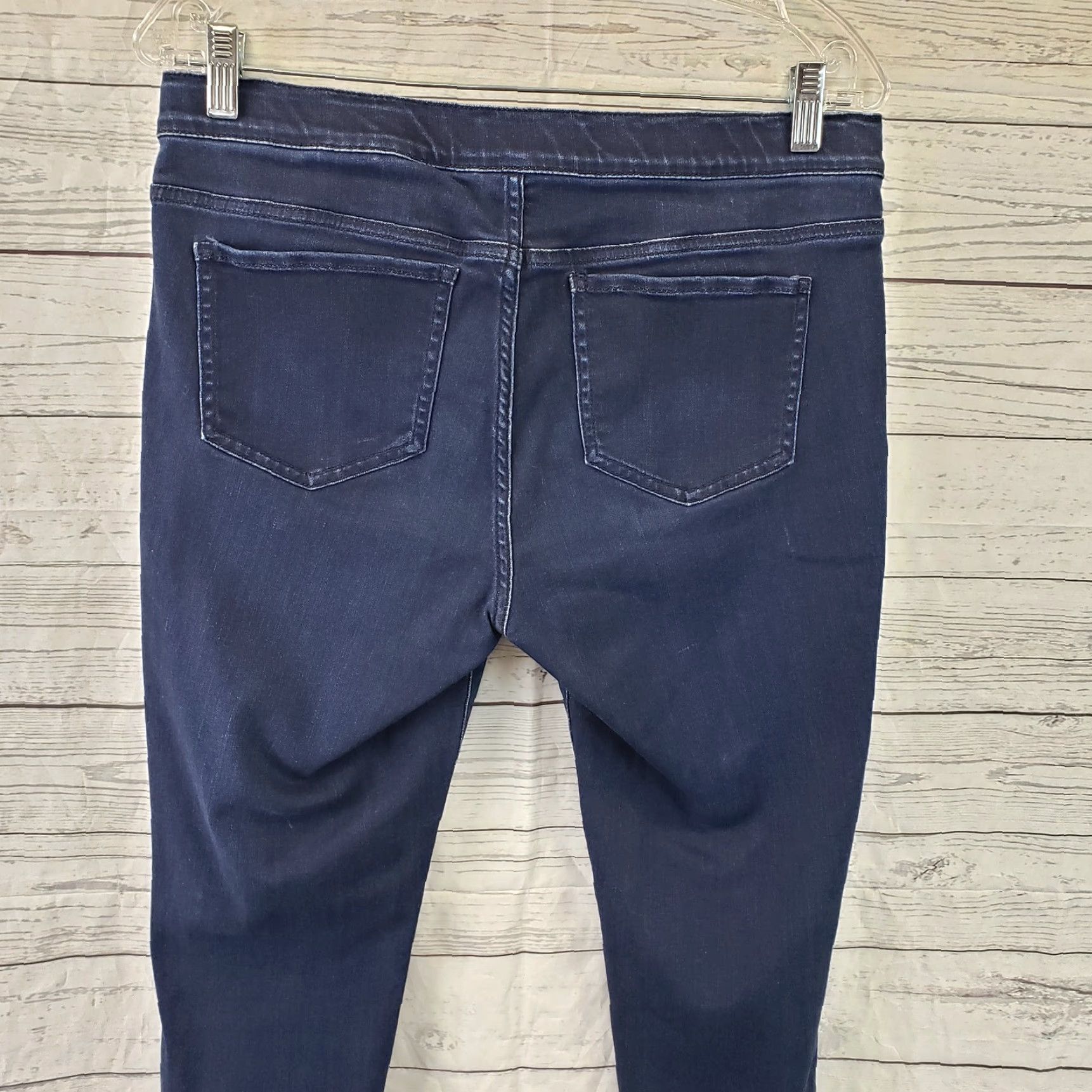 J. Jill J. Jill Womens 5 Pocket Legging Jeans Sz 10 Blue Dark Wash Mid Rise Denim Cotton Blend 26.5 Inseam Womens Size 32" / US 10 / IT 46 - 4 Thumbnail