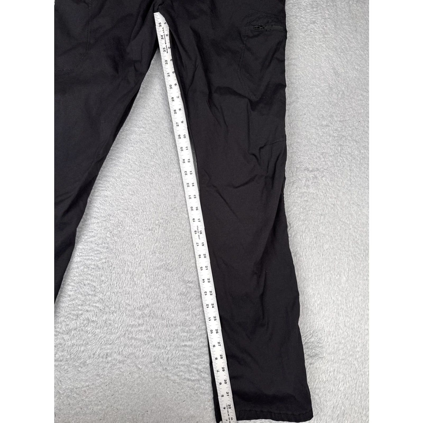 Wrangler Wrangler Mens Pants 32x33 Black Outdoor Hiking Zip Pocket Straight Leg Stretch Size US 32 / EU 48 - 7 Thumbnail