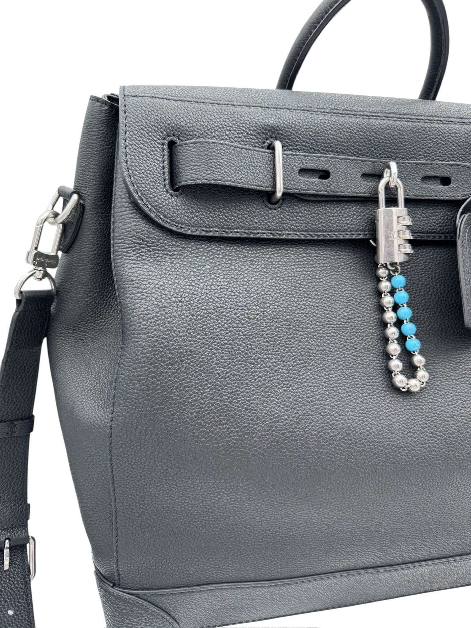 Louis Vuitton 2024 Louis Vuitton Steamer 40 Black Leather Size ONE SIZE - 5 Thumbnail