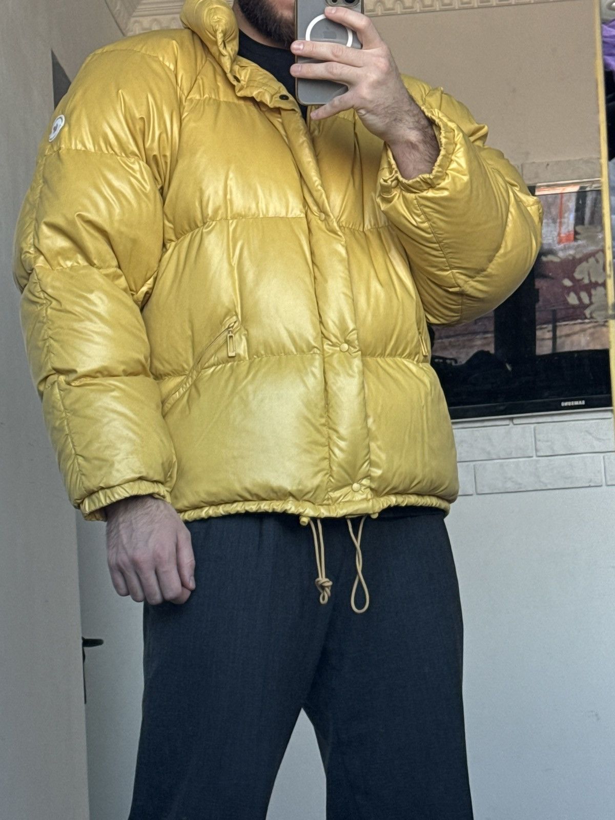 Moncler !Extremely rare Moncler Grenoble yellow puffer jacket Size US XL / EU 56 / 4 - 5 Thumbnail