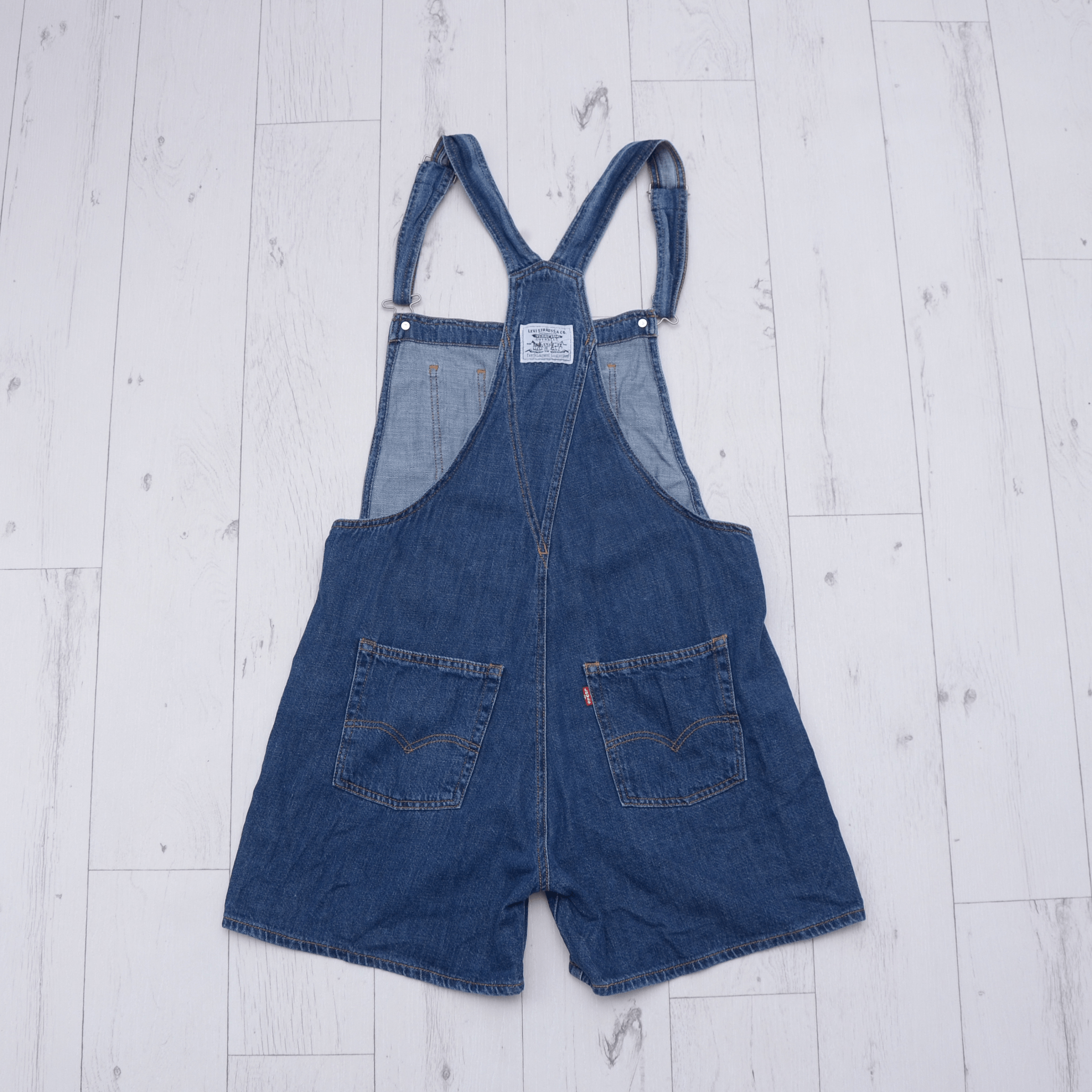 Levi's × Levi's Vintage Clothing × Vintage Vintage Short Overall Hickory by Levi’s Levis size M Japan Size 32" / US 10 / IT 46 - 9 Thumbnail