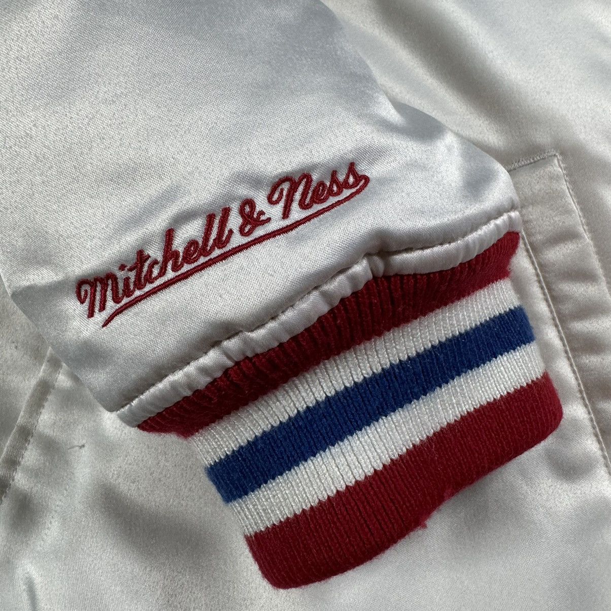 Mitchell & Ness × Supreme Supreme x Mitchell & Ness Satin Varsity Jacket Size US L / EU 52-54 / 3 - 5 Thumbnail