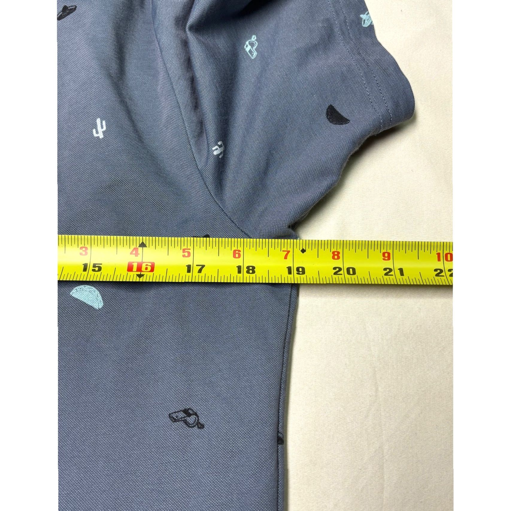 TravisMathew Travis Mathew Polo Shirt Mens S Gray Cactus UFO Print Short Sleeve Golf Size US S / EU 44-46 / 1 - 8 Thumbnail