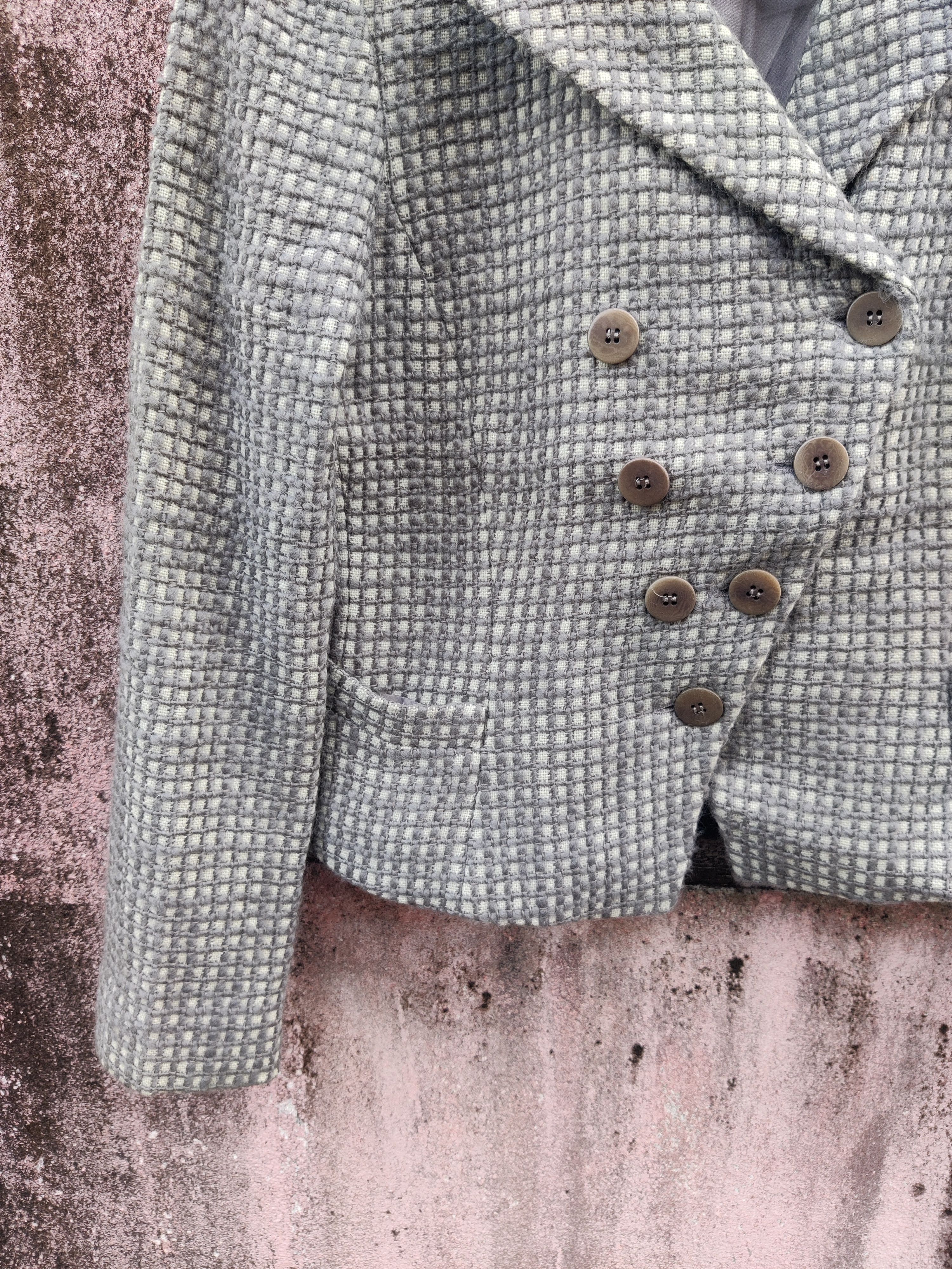 Armani 🔥Best Offer🔥 Armani Collezioni Italy Tweed Jacket Size US XS / EU 42 / 0 - 3 Thumbnail