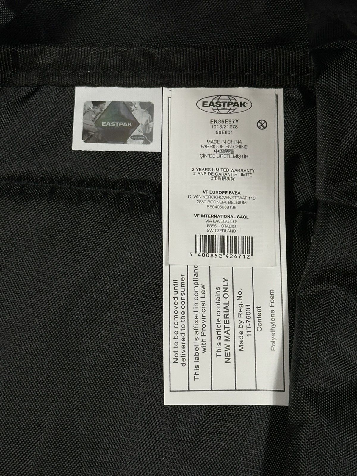 Eastpak × Raf Simons Raf Simons x Eastpak Ear Punk Poster Padded Backpack Size ONE SIZE - 14 Thumbnail