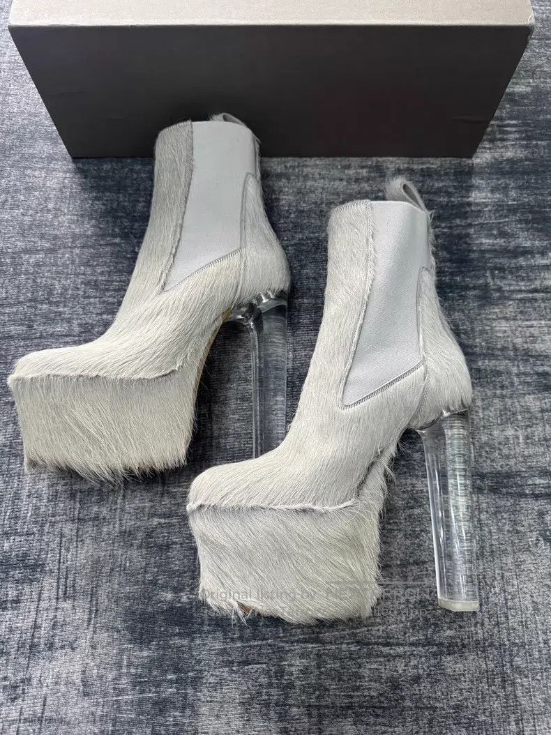 Rick Owens Rick Owens High Heel Boots Size US 7.5 / IT 37.5 - 2 Thumbnail