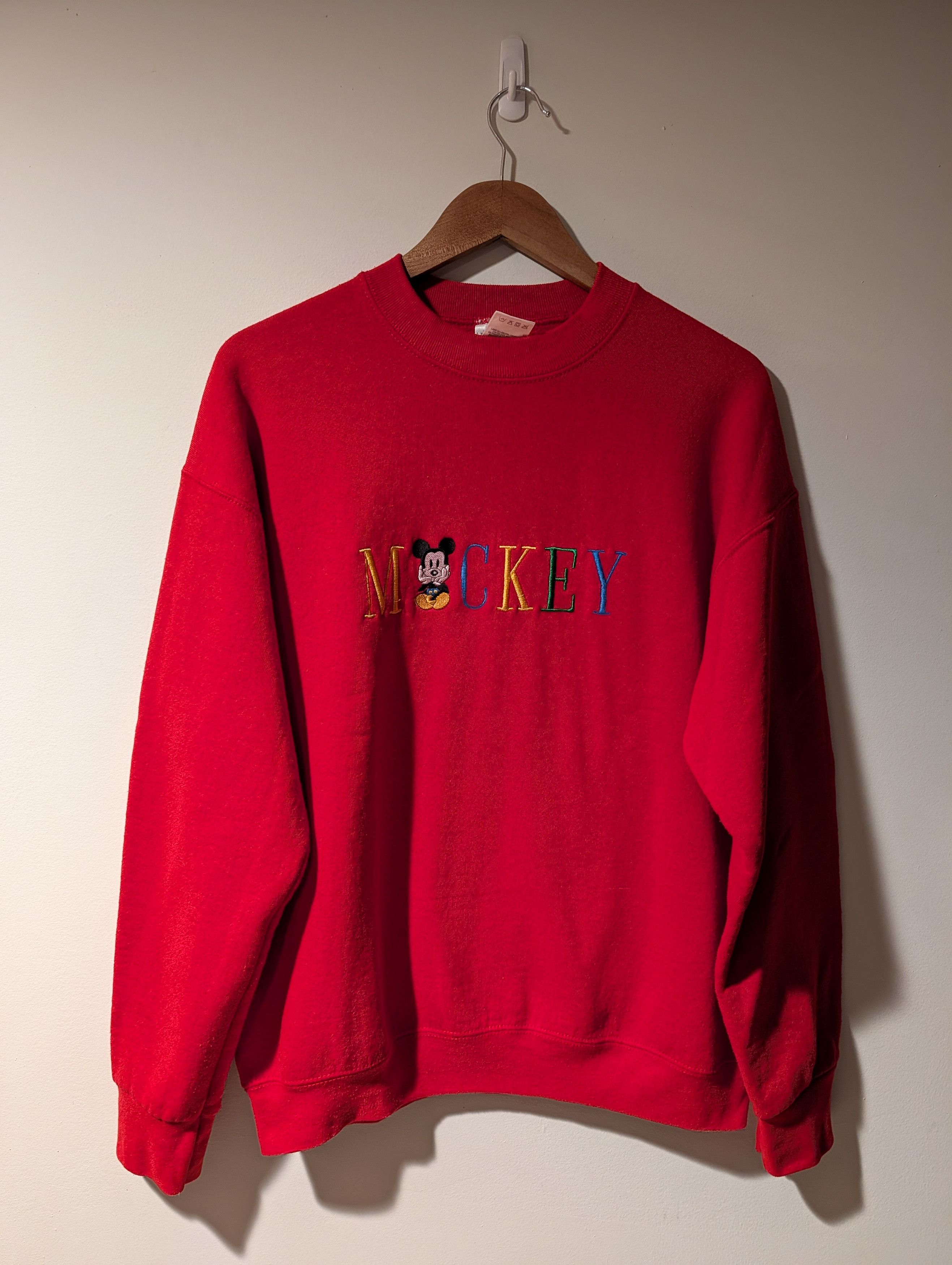 Disney Vintage 90s Mickey Mouse & CO Spell Out Large Sweatshirt Size US L / EU 52-54 / 3 - 1 Thumbnail