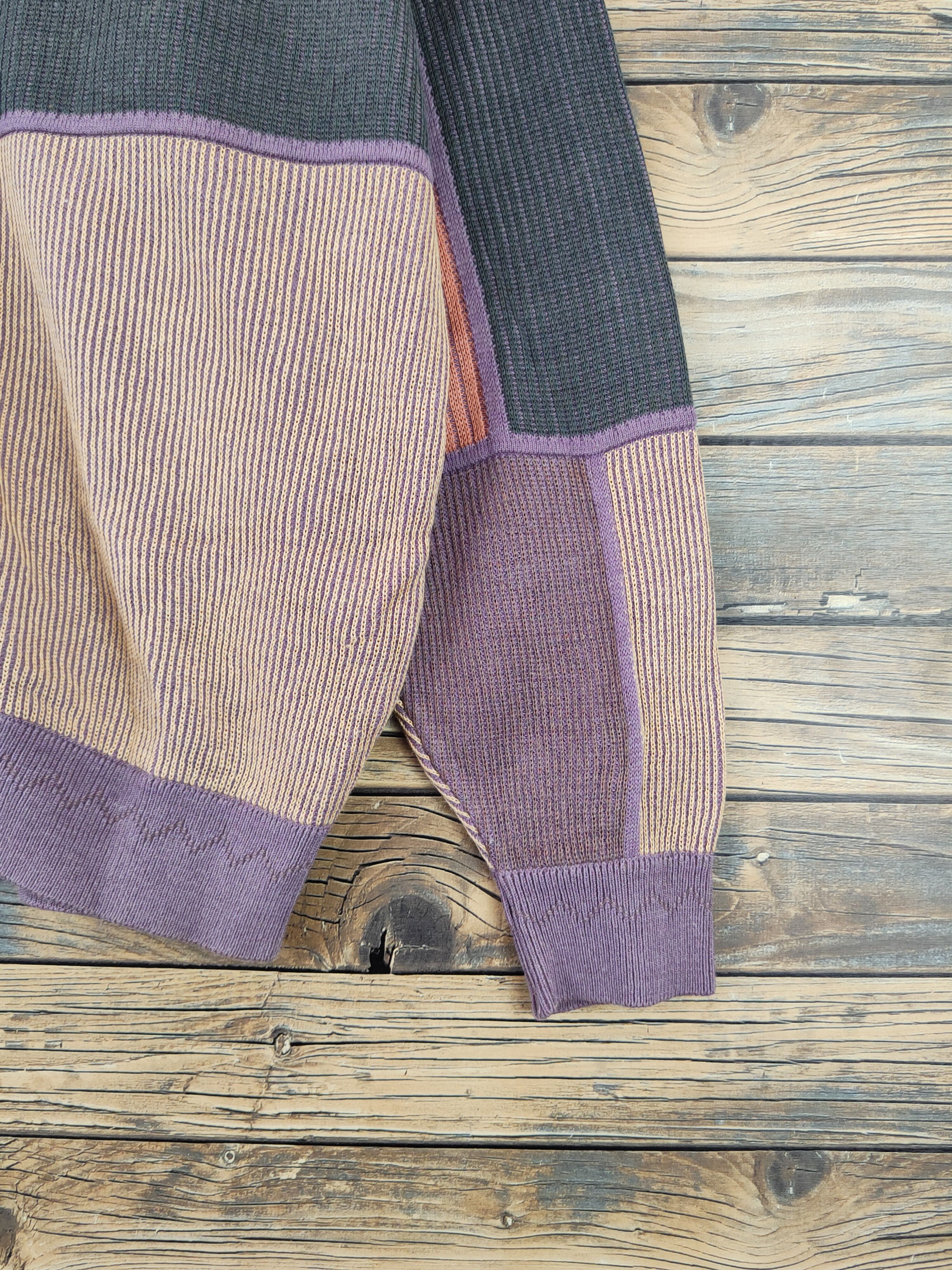 Japanese Brand Paco Rabanne Purple Knitwear Cardigan #W2243 Size US L / EU 52-54 / 3 - 7 Thumbnail