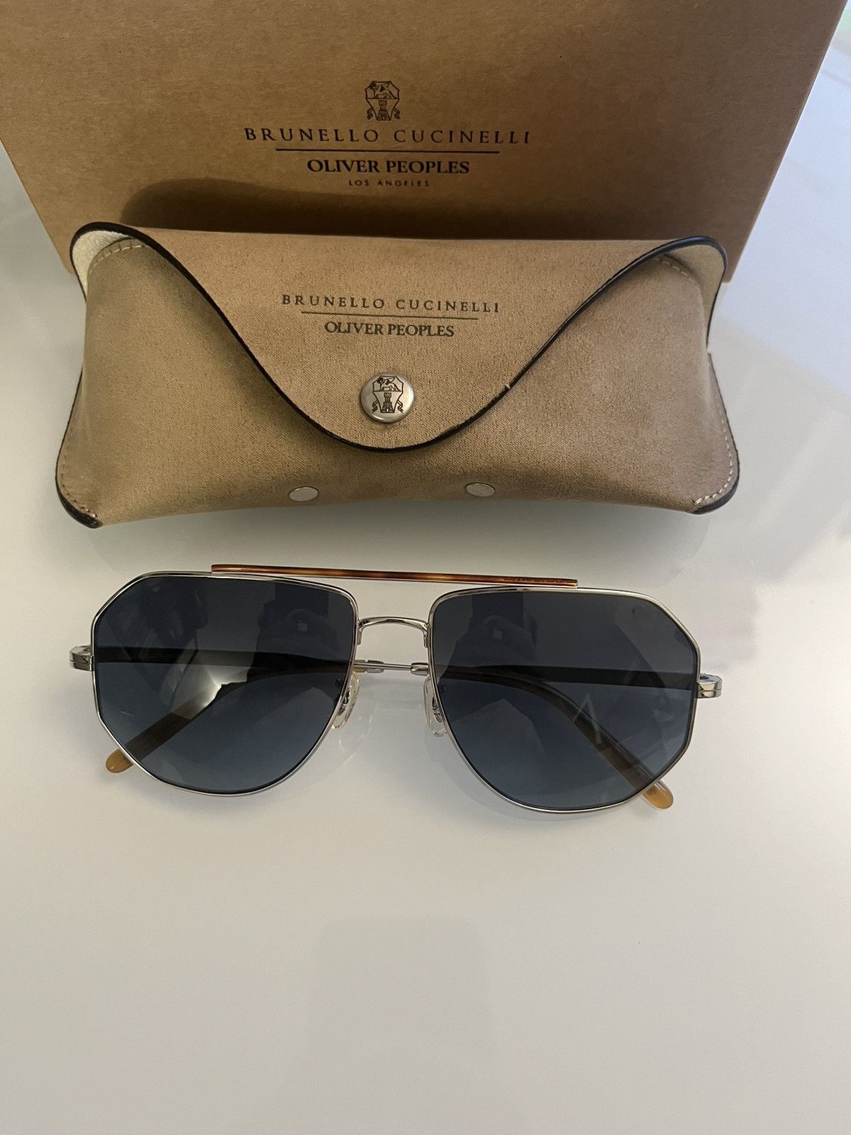 Oliver Peoples Brunello Cucinelli Collection MORALDO 59mm SUN Size ONE SIZE - 1 Thumbnail