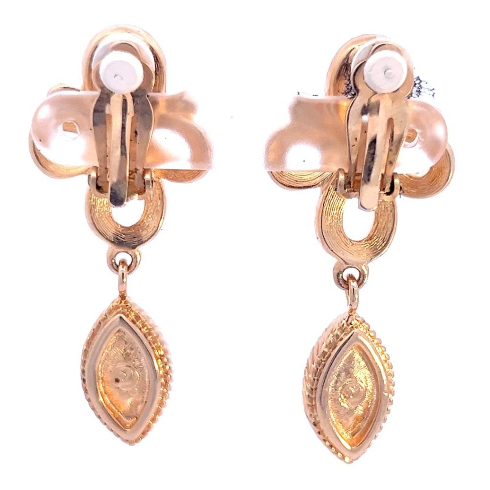 Swarovski Vintage Swarovski Knot Blue Crystal Drop Clip Earrings Size ONE SIZE - 6 Thumbnail