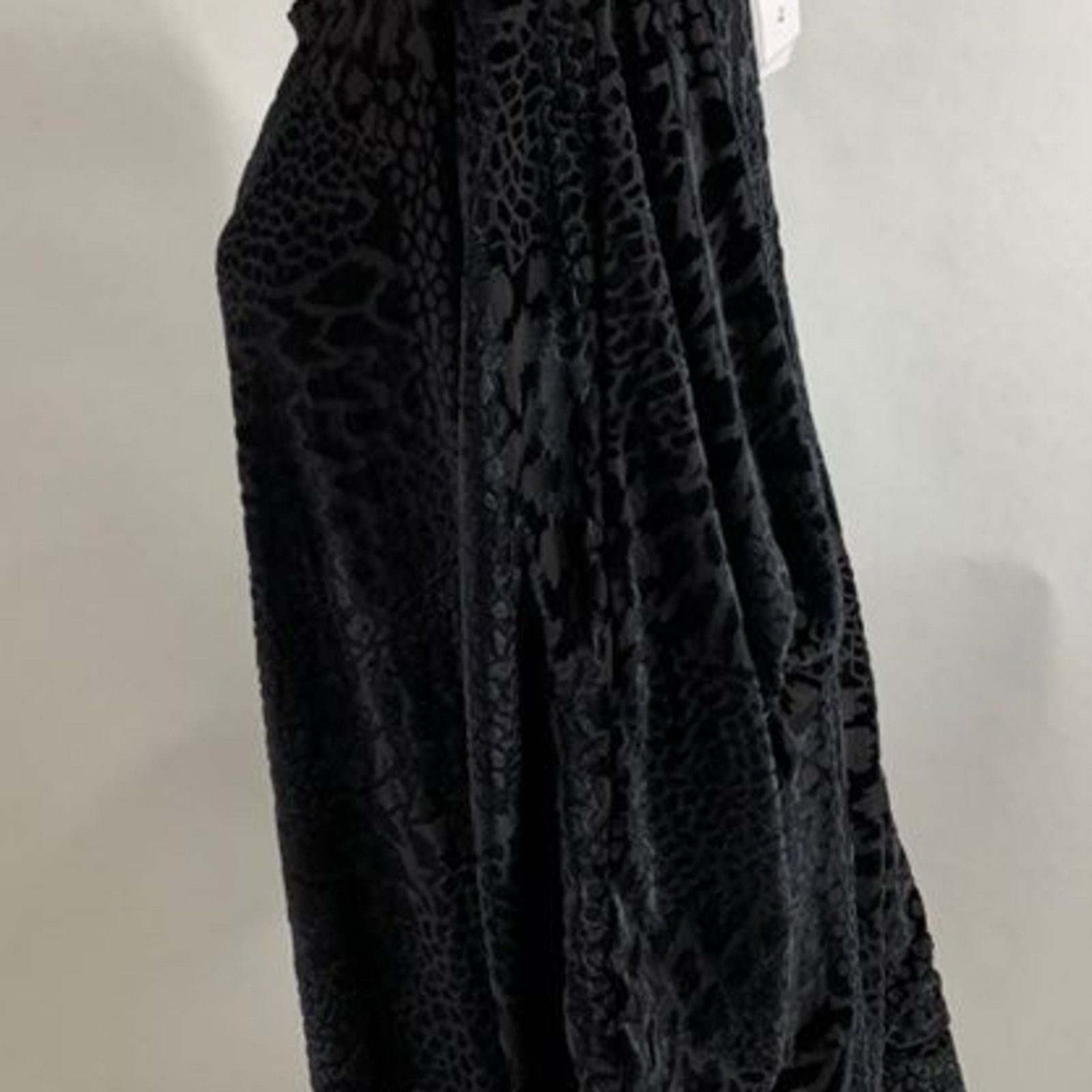 Chicos Chico's Blouse Women's Size 4 Black Top Side Tie 3/4 Sleeve Size XXL / US 16-18 / IT 52-54 - 6 Thumbnail