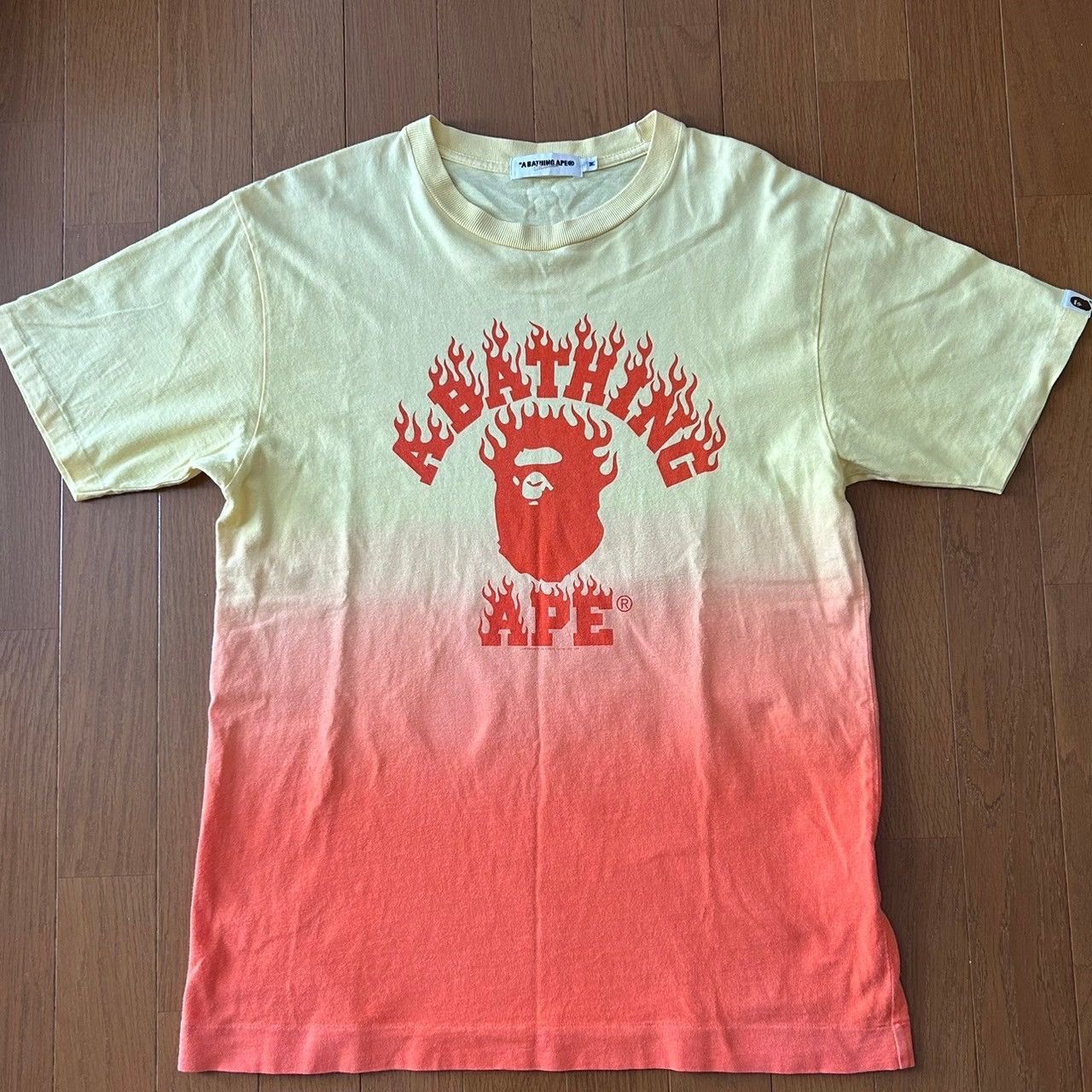Bape Bape Flame Gradation T-Shirt Size US M / EU 48-50 / 2 - 1 Thumbnail