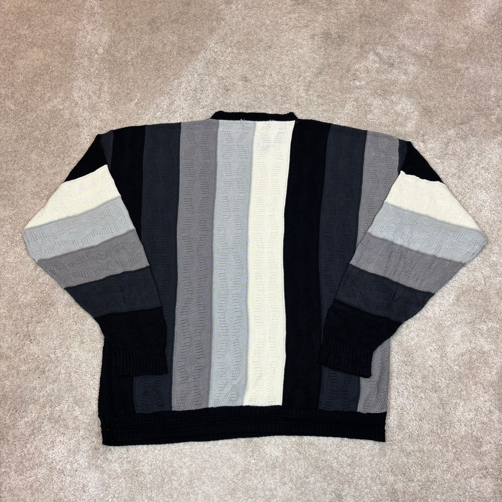 Protege × Vintage Vintage Protege 3D Textured Sweater Mens M 90s Biggie Cosby Size US M / EU 48-50 / 2 - 3 Thumbnail