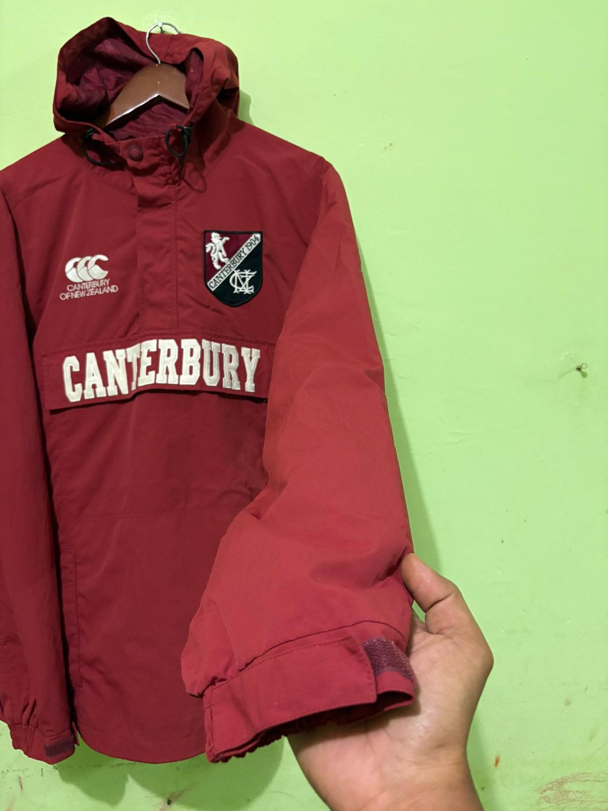 Vintage Canterburry Anorak Jacket With Hoodie Design