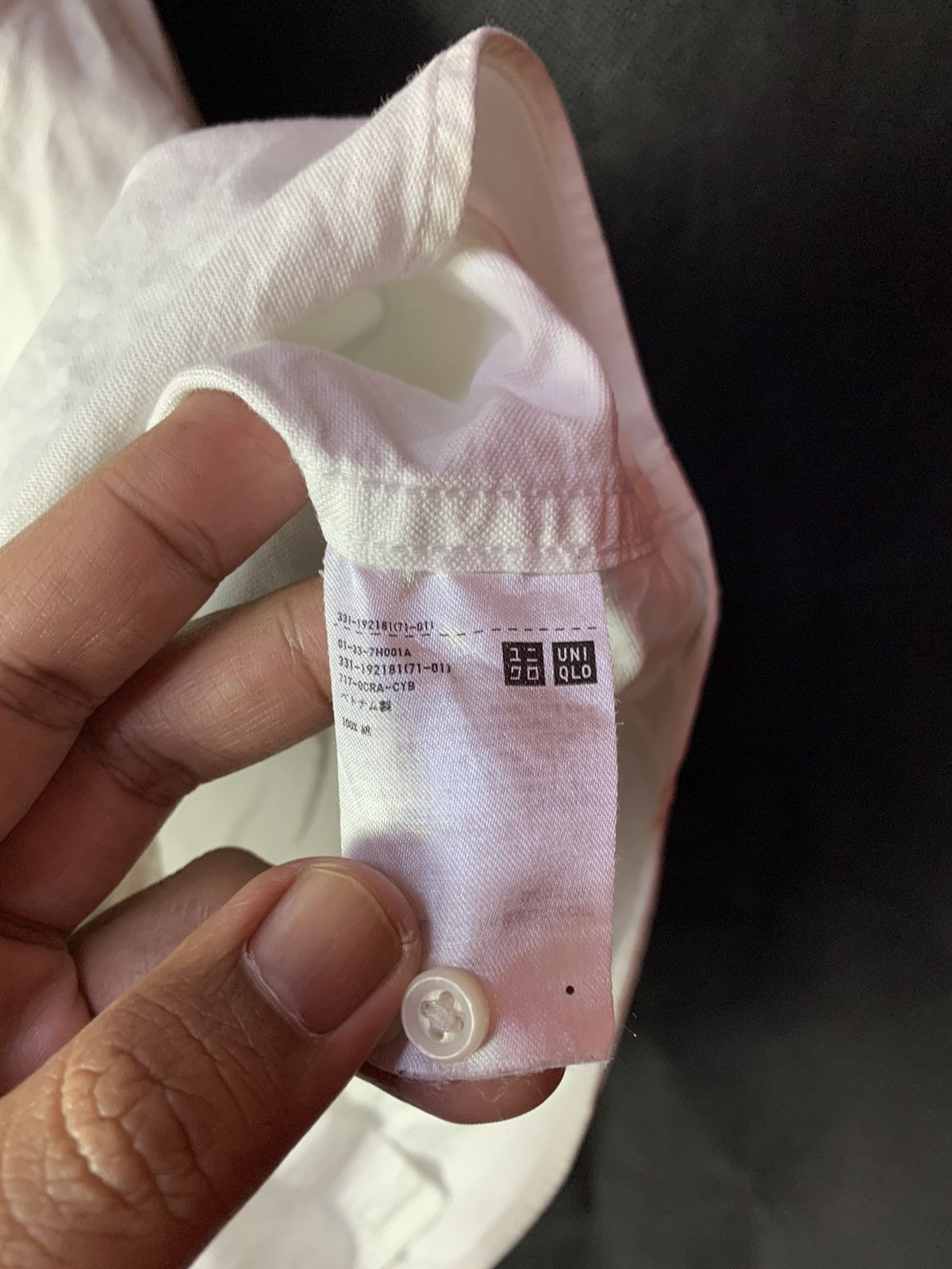 Japanese Brand × Uniqlo 🔥Uniqlo Plain White Casual Shirt Button Ups Size US L / EU 52-54 / 3 - 6 Thumbnail