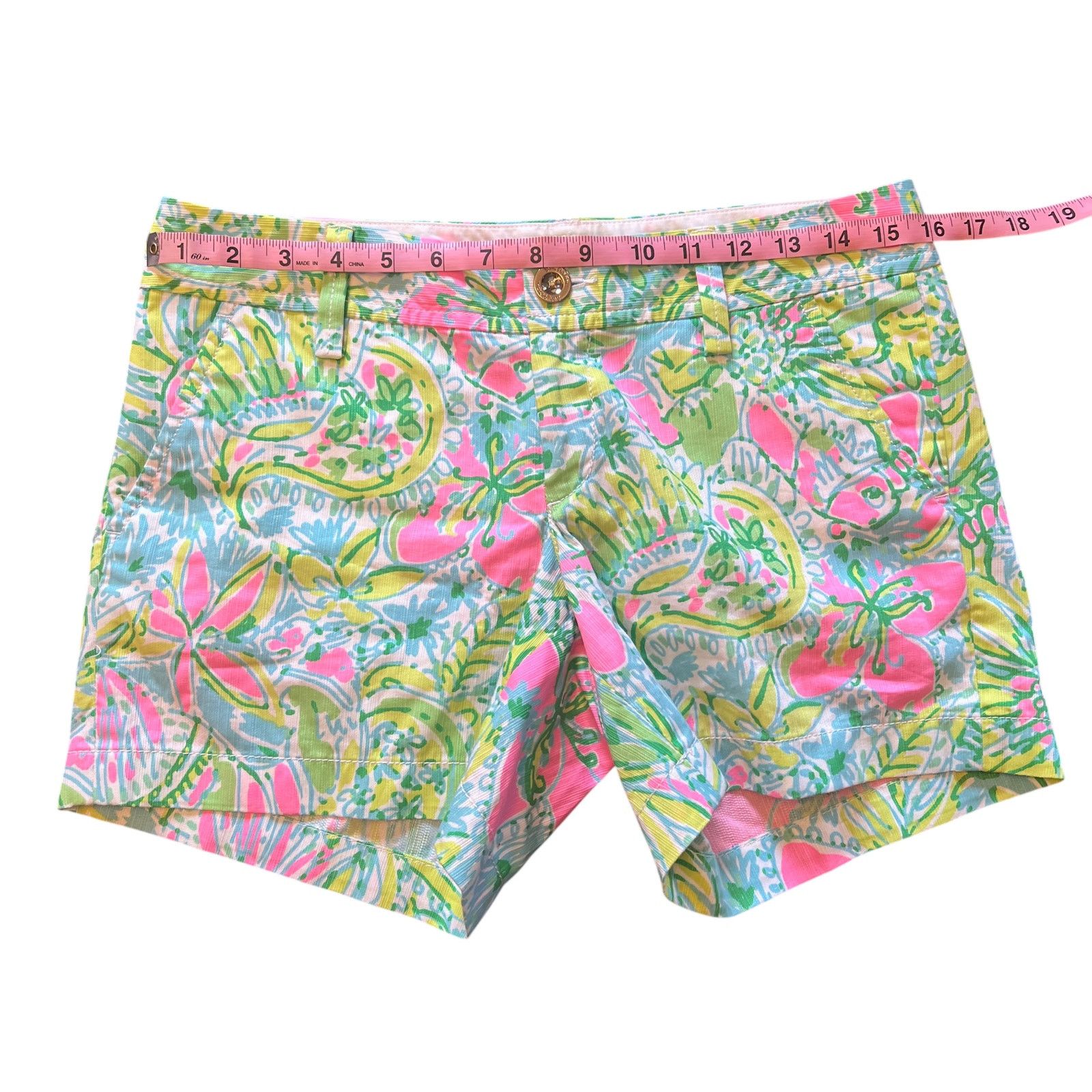 Lilly Pulitzer Lilly Pulitzer The Callahan Short Coconut Jungle Size 2 Size 26" / US 2 / IT 38 - 9 Thumbnail