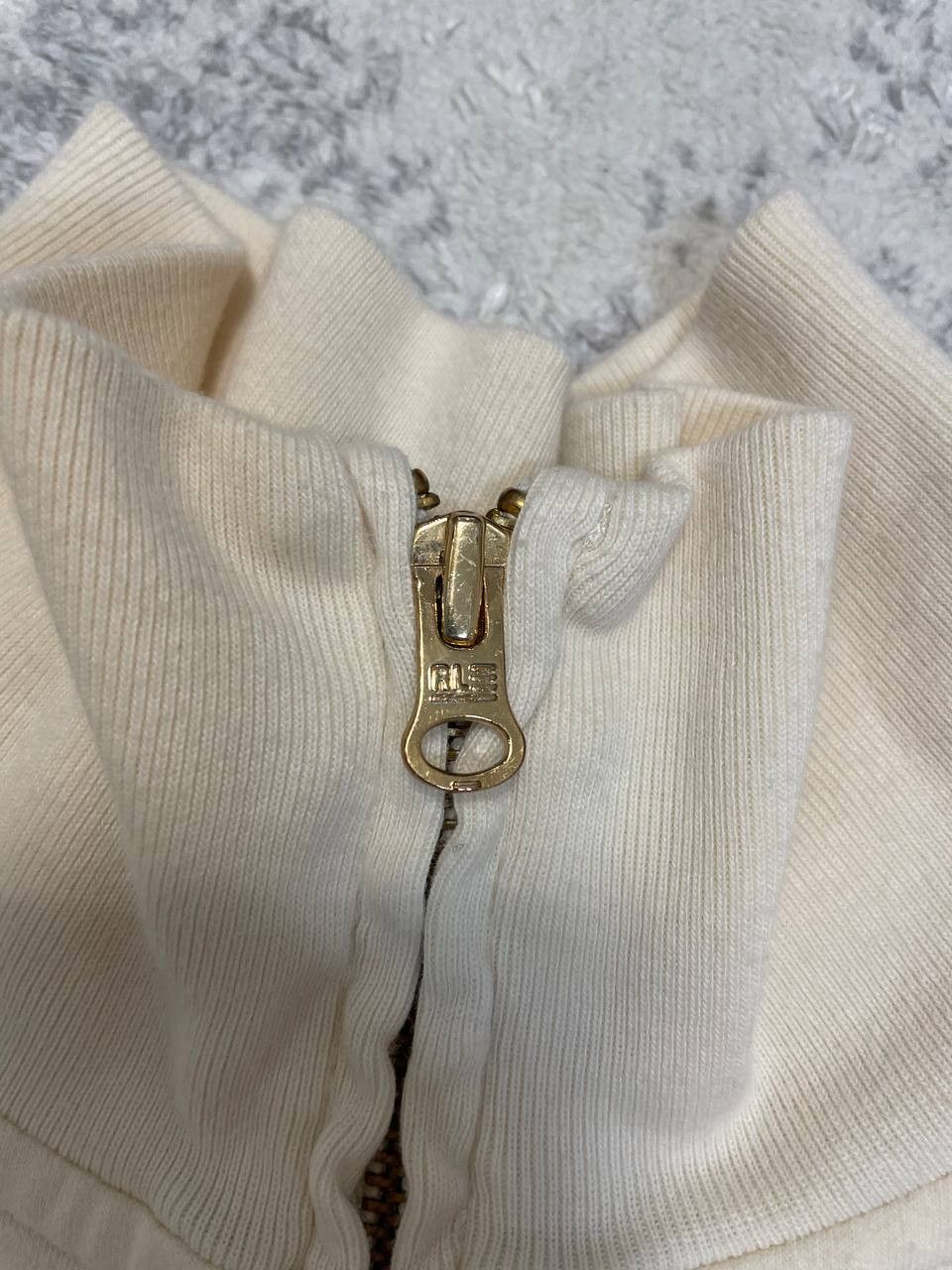 Ralph Lauren Vintage Women's zip hoodie Ralph Lauren beige Size M / US 6-8 / IT 42-44 - 8 Thumbnail