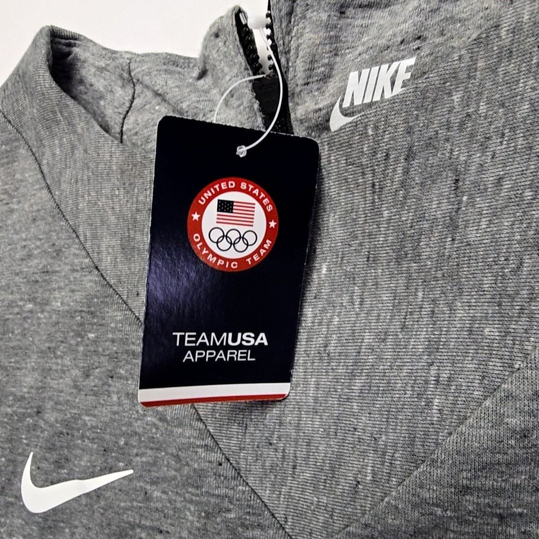 Nike Nike Olympic Team Shirt Gray Short Sleeve L Tech Fleece Size L / US 10 / IT 46 - 6 Thumbnail