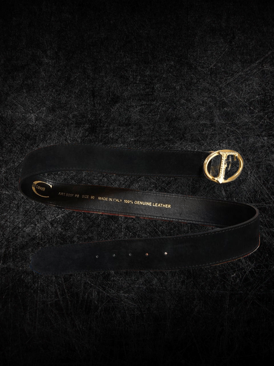 Just Cavalli Just Cavalli Designer Leather Belt Made in Italy Size ONE SIZE - 1 Thumbnail
