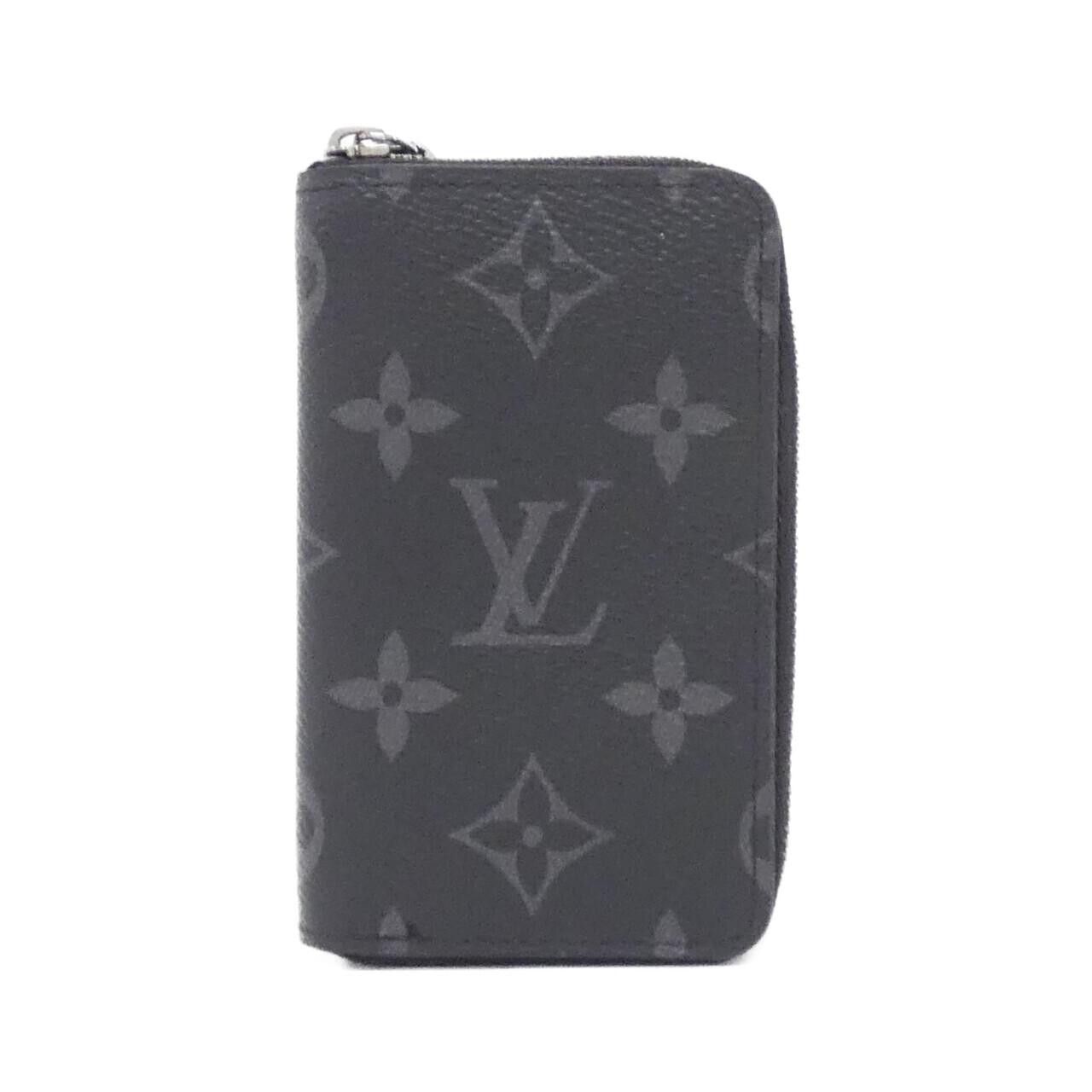Louis Vuitton Louis Vuitton Louis Vuitton Monogram Eclipse Coin Purse Textile Coin Case M81662 DUTY FREE for USA Size ONE SIZE - 1 Thumbnail